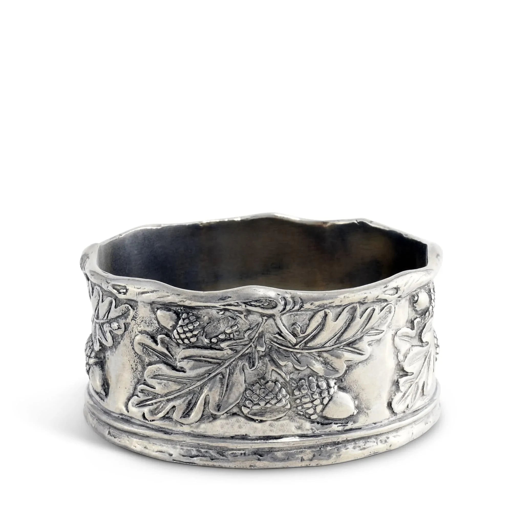 Acorn Oak & Leaf Pewter Wine Coaster - The Mayfair Hall