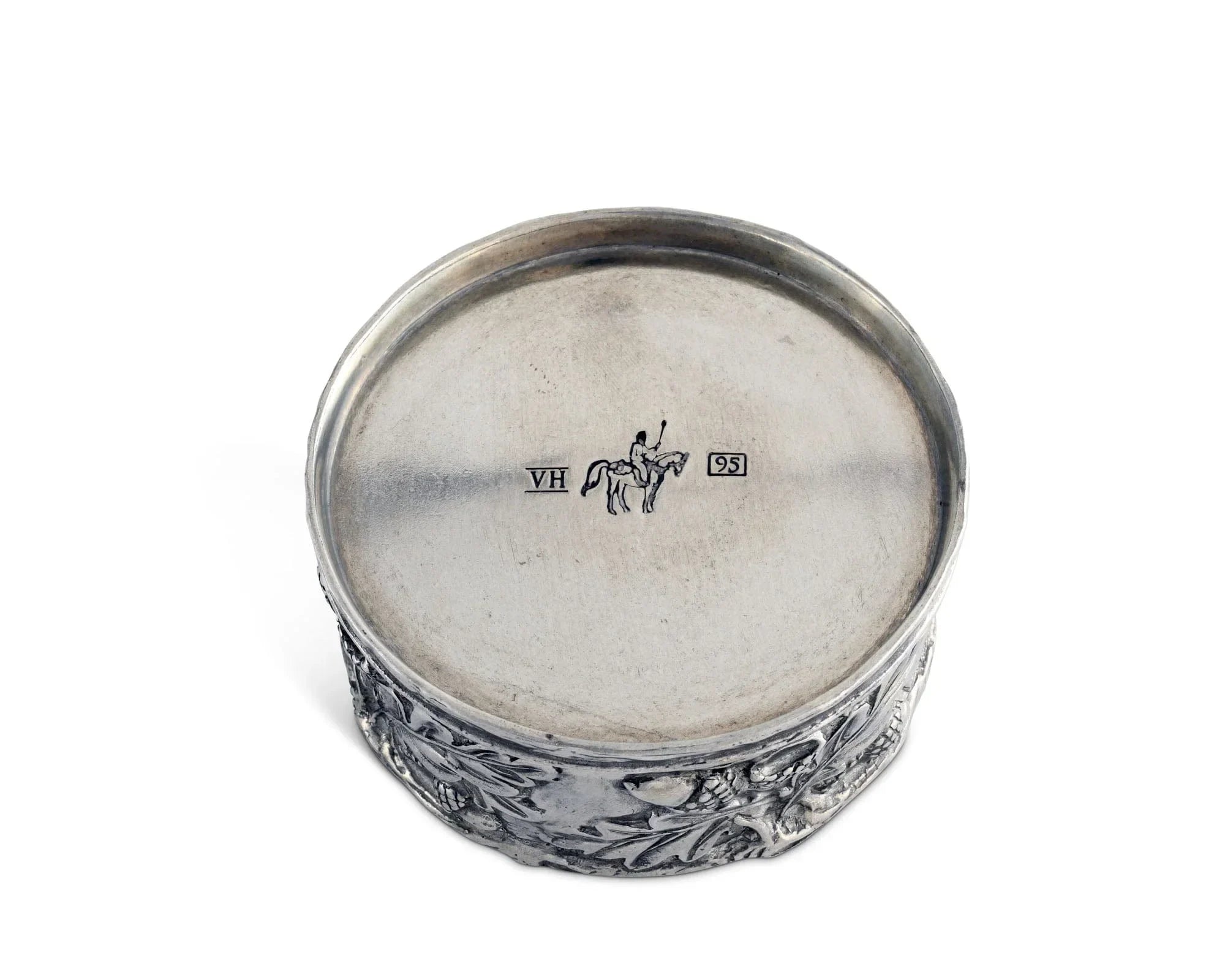 Acorn Oak & Leaf Pewter Wine Coaster - The Mayfair Hall