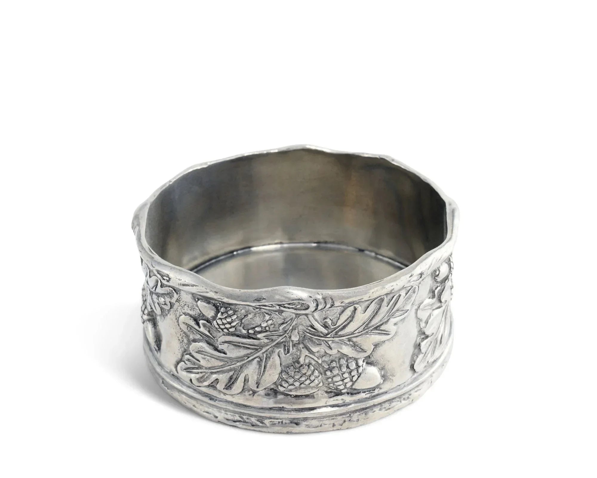 Acorn Oak & Leaf Pewter Wine Coaster - The Mayfair Hall