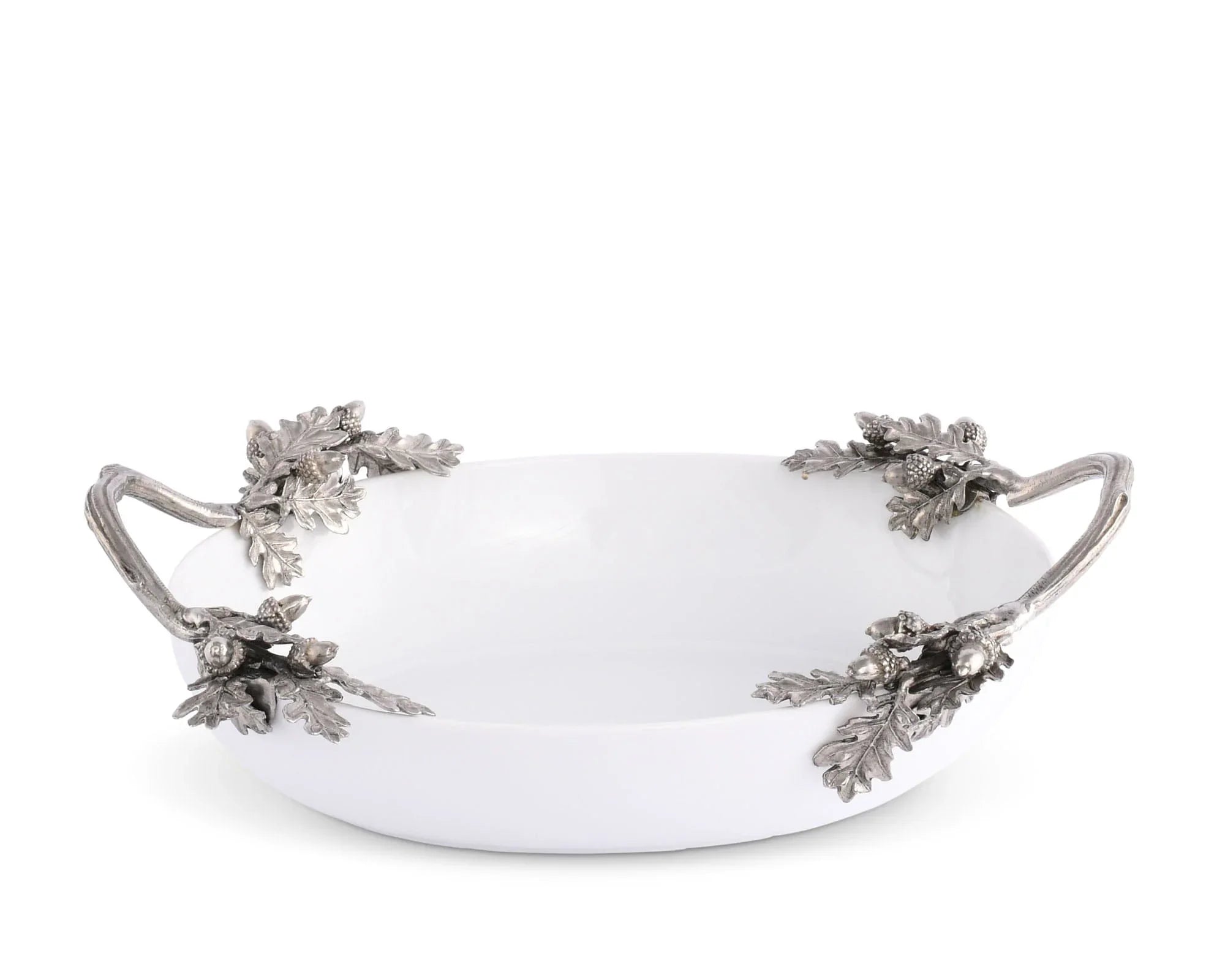 Acorn Oak & Leaf Stoneware Serving Dish - The Mayfair Hall