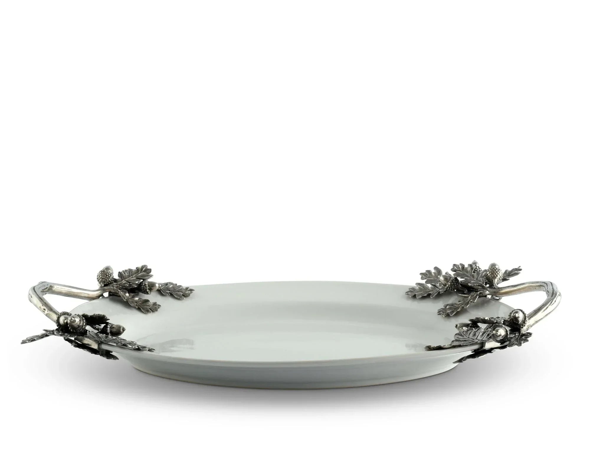 Acorn Oak & Leaf Stoneware Tray - Small - The Mayfair Hall