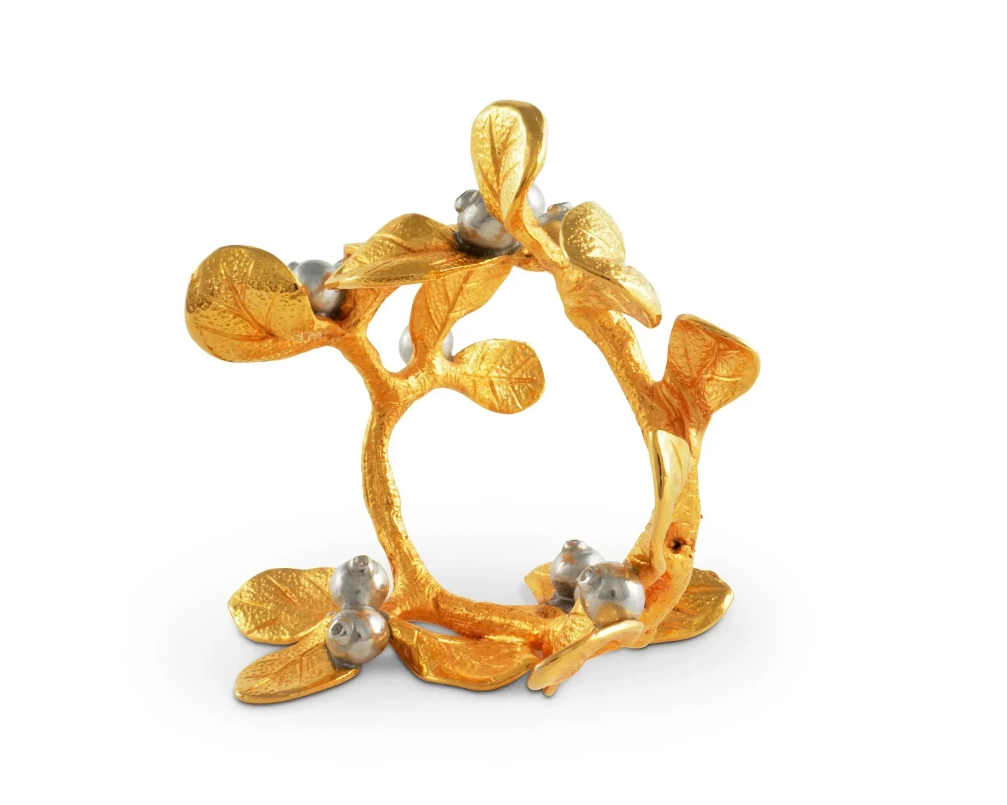 Golden Winter Berry Napkin Ring - The Mayfair Hall