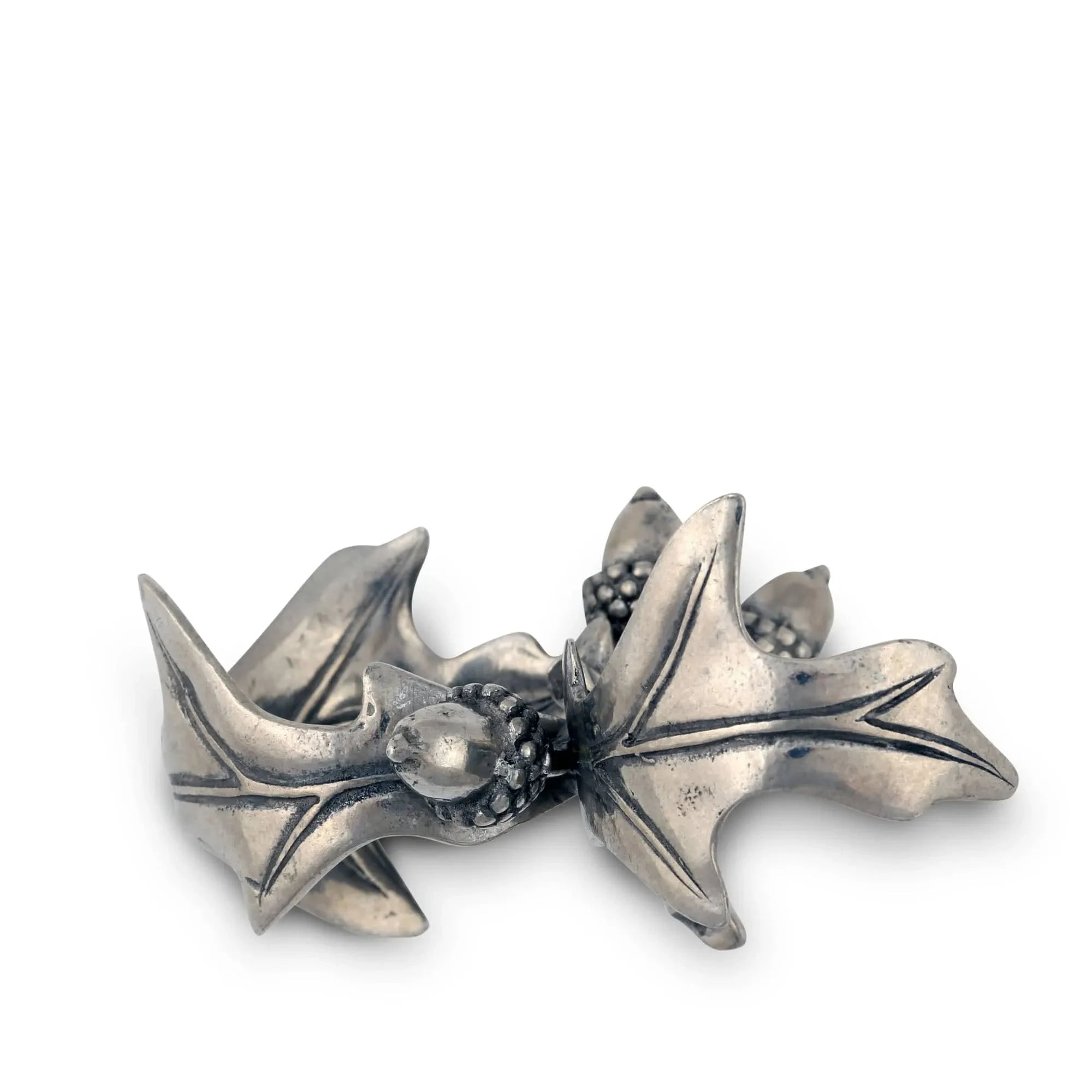 Pewter Acorn & Oak Leaf Napkin Ring - The Mayfair Hall