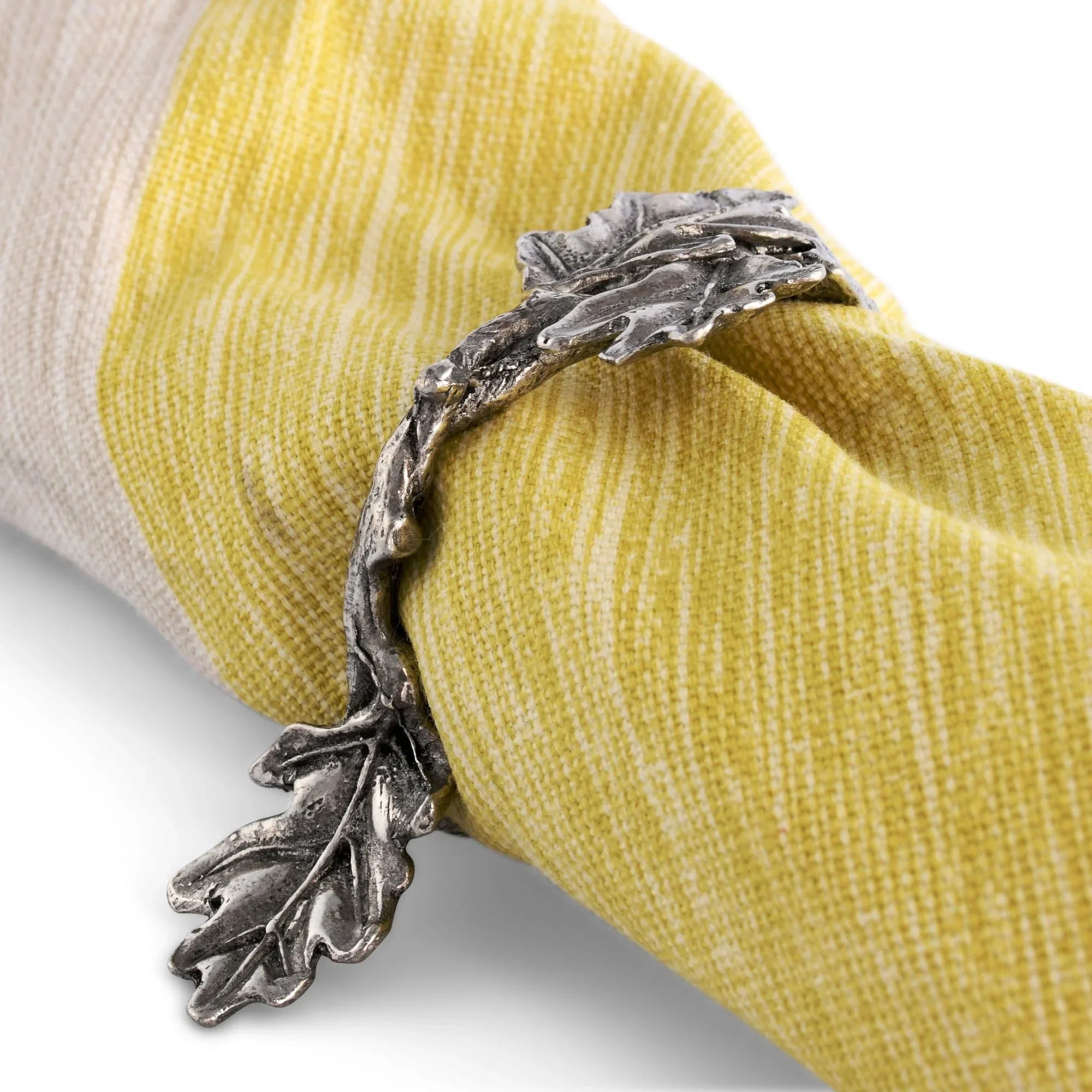 Pewter Oak Branch Napkin Ring - The Mayfair Hall
