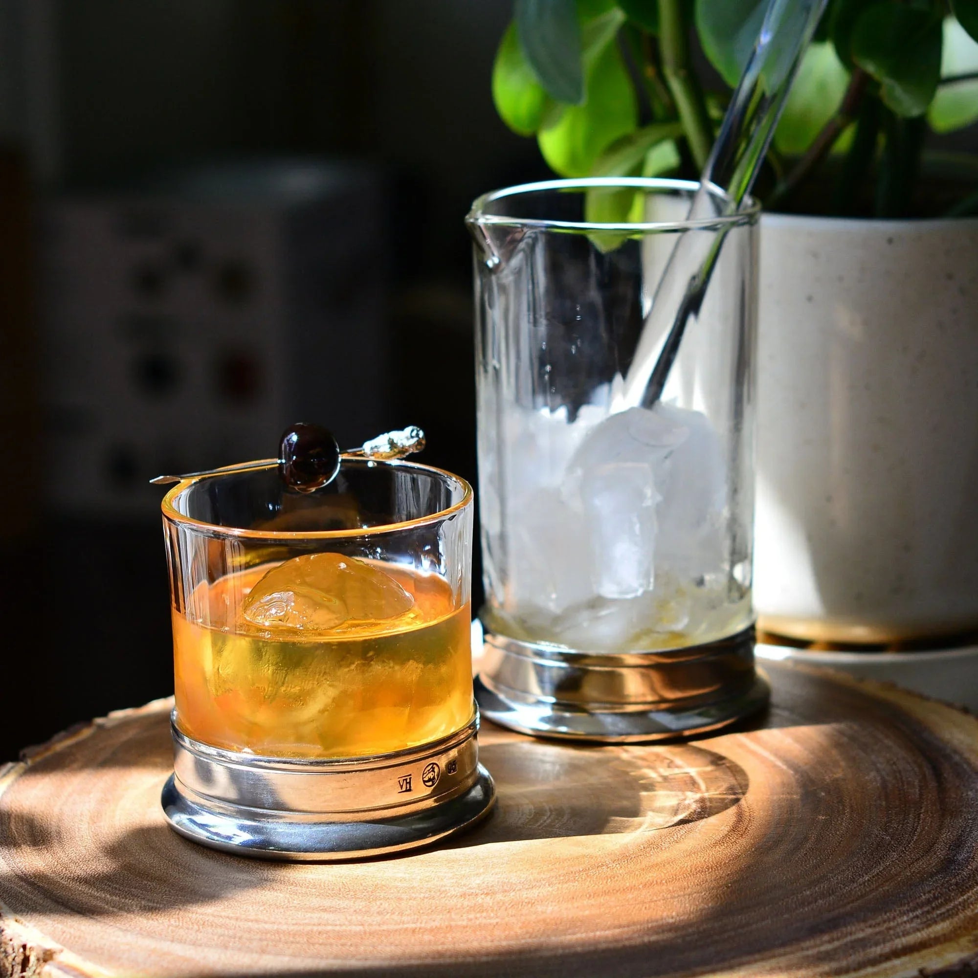 Double Old-Fashioned - Hatched Glass - The Mayfair Hall