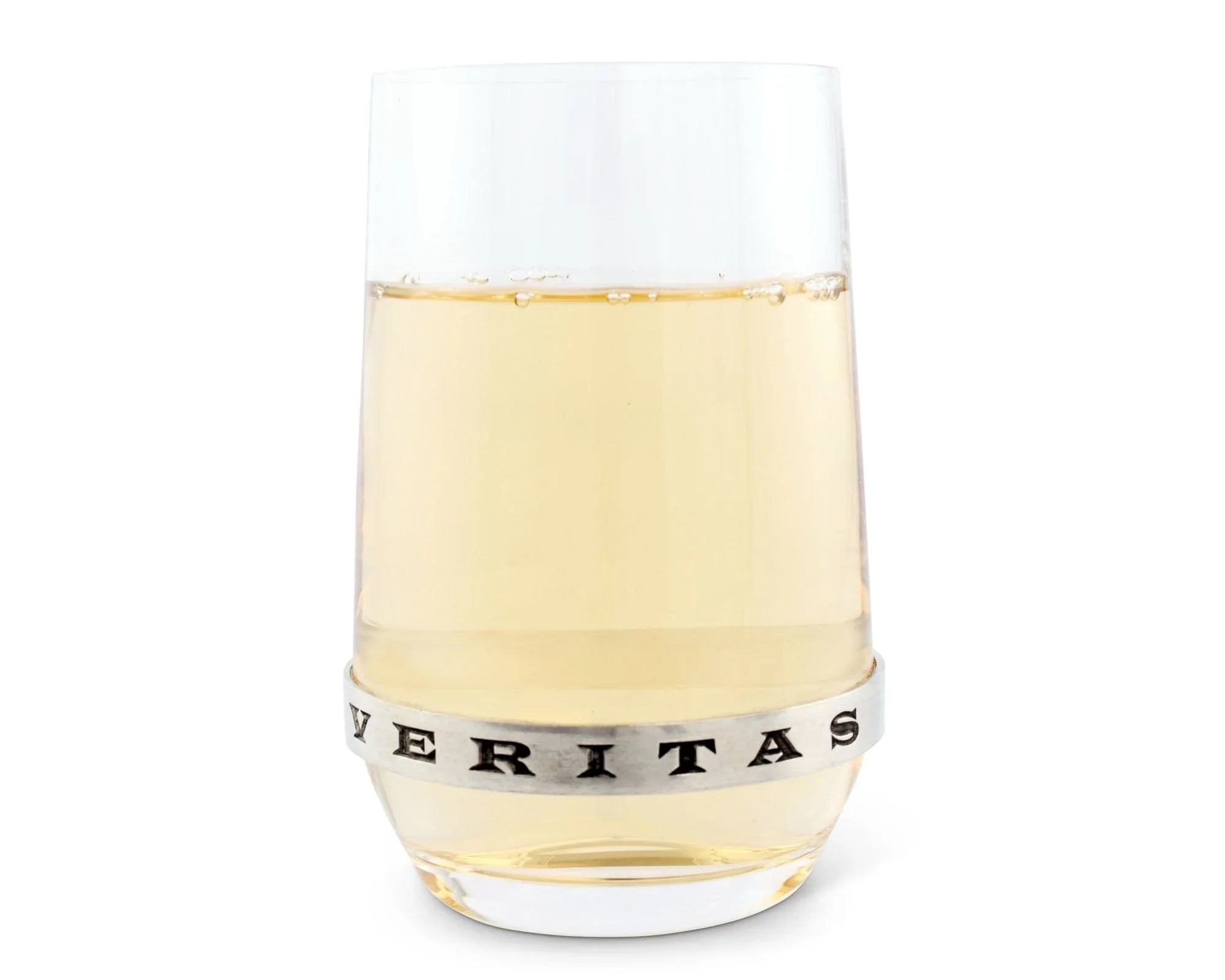 In Vino Veritas Stemless White Wine Glass - The Mayfair Hall