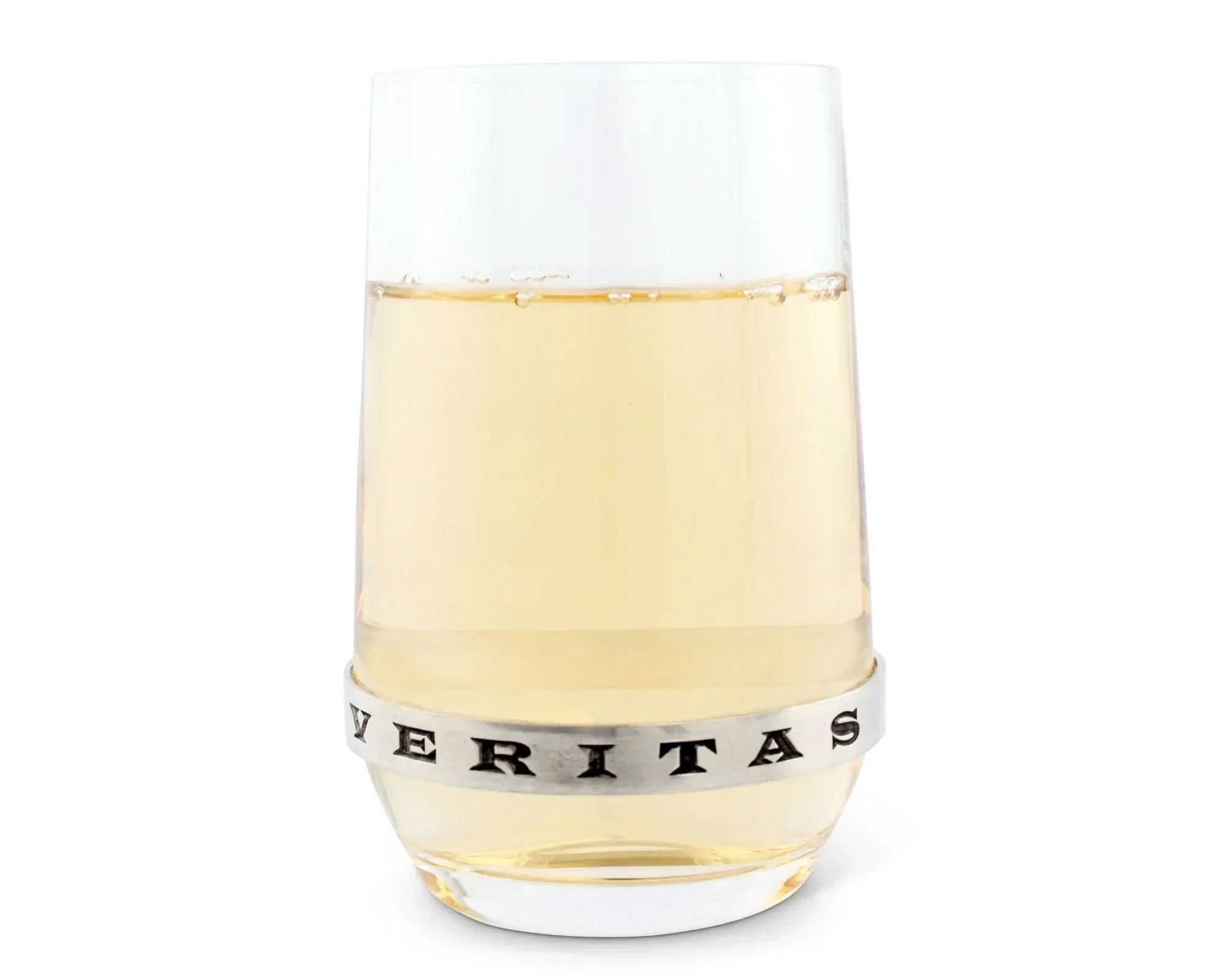 In Vino Veritas Stemless White Wine Glass - The Mayfair Hall