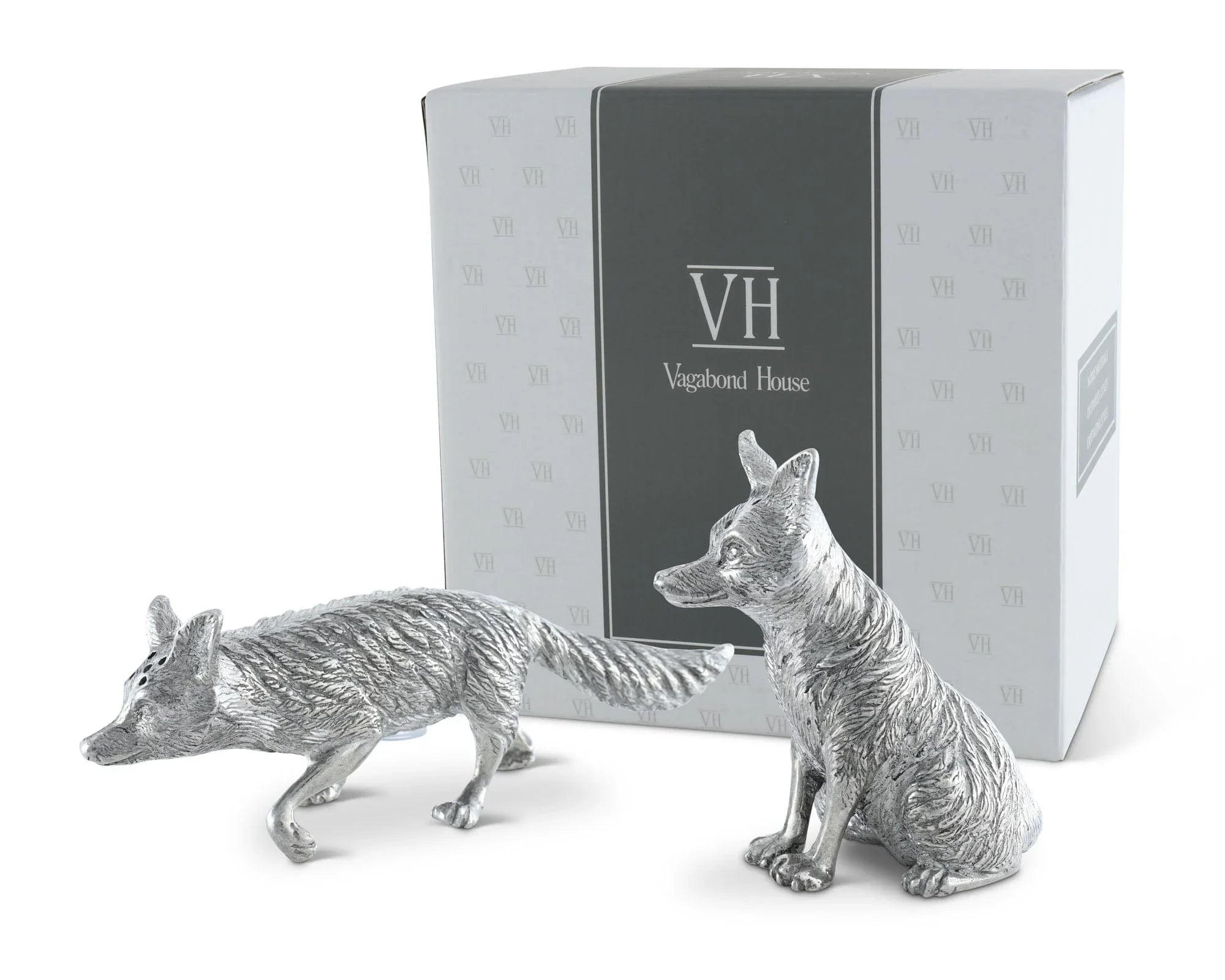 Pewter Foxes Salt & Pepper Set - The Mayfair Hall