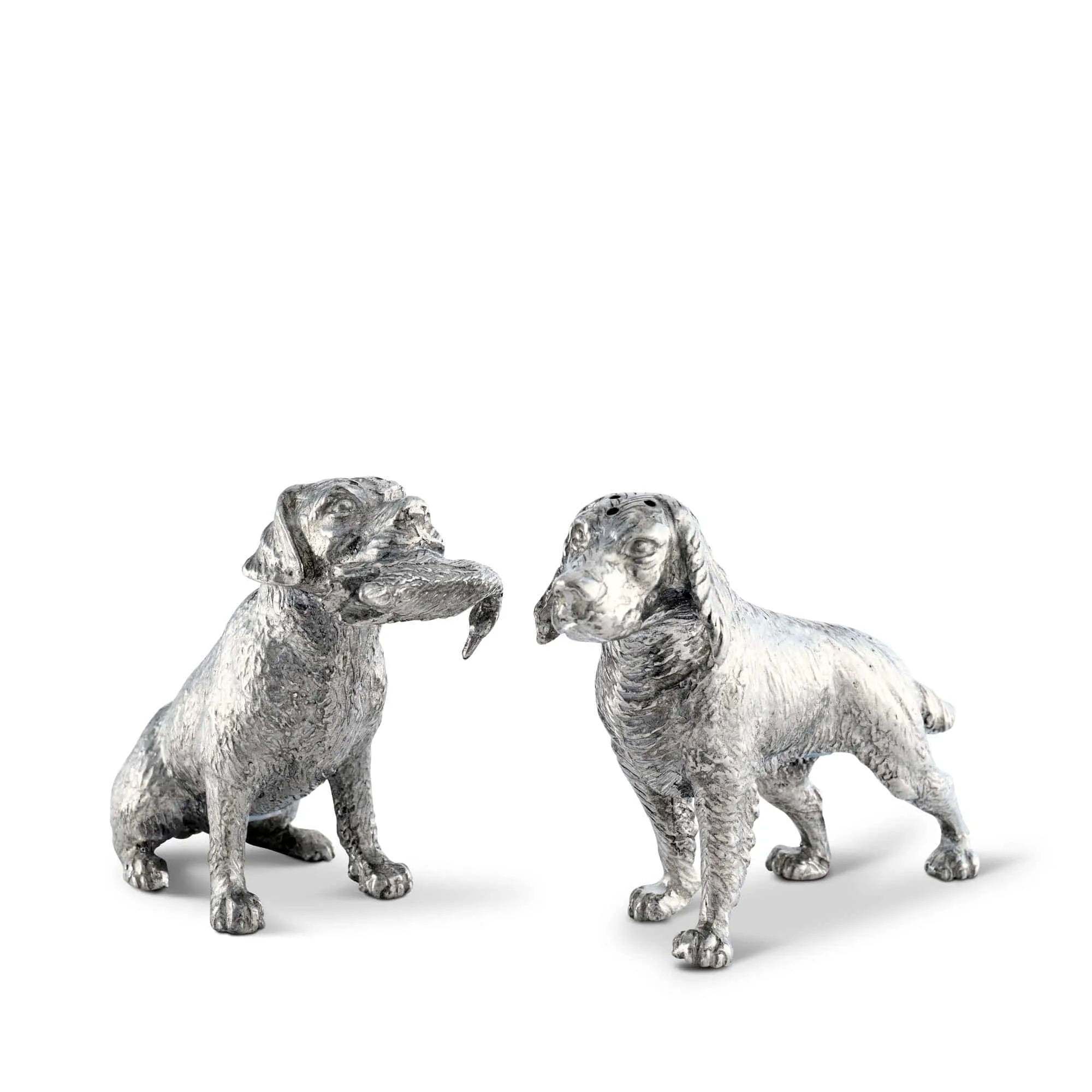 Pewter Hunting Dogs Salt & Pepper Set - The Mayfair Hall