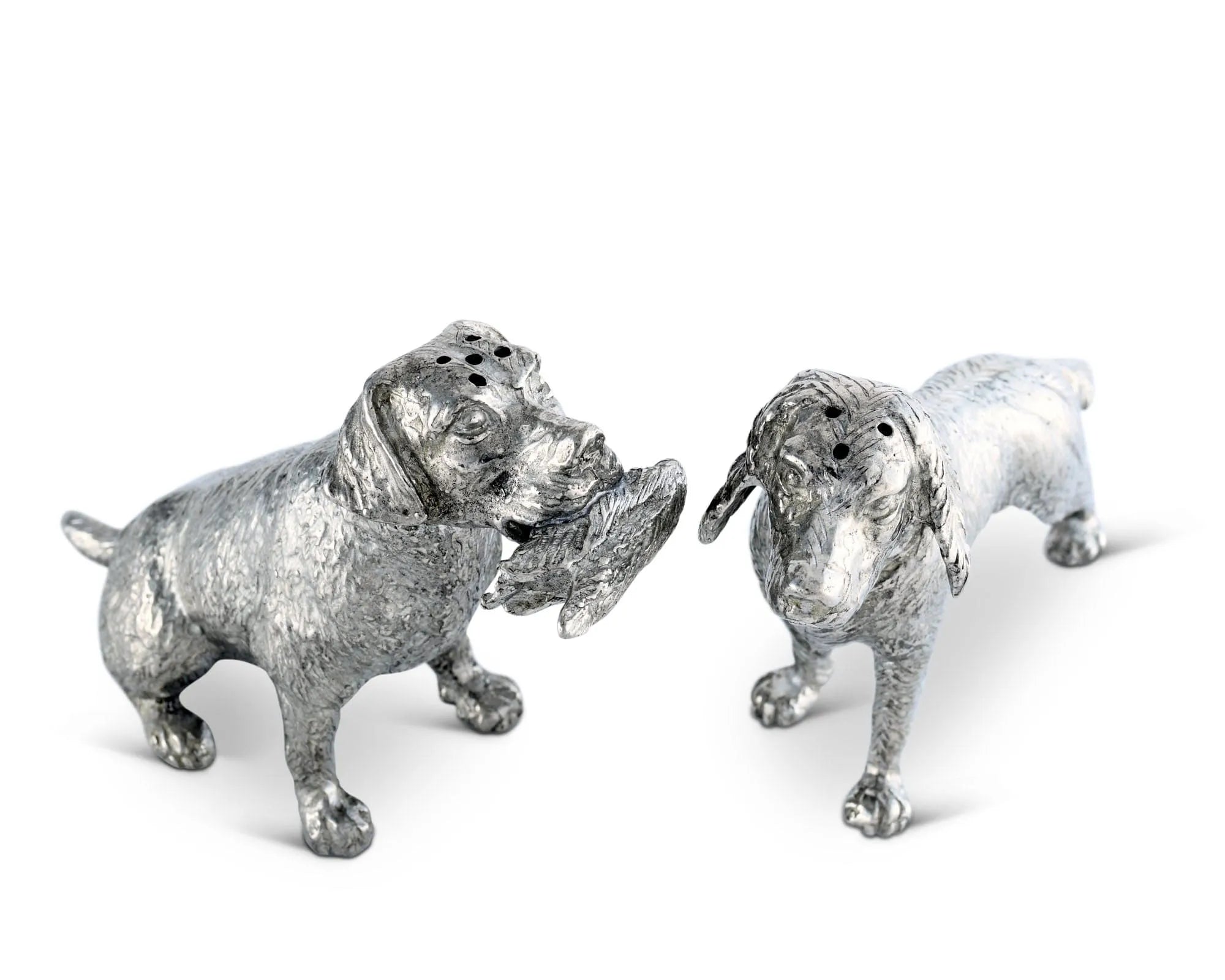 Pewter Hunting Dogs Salt & Pepper Set - The Mayfair Hall