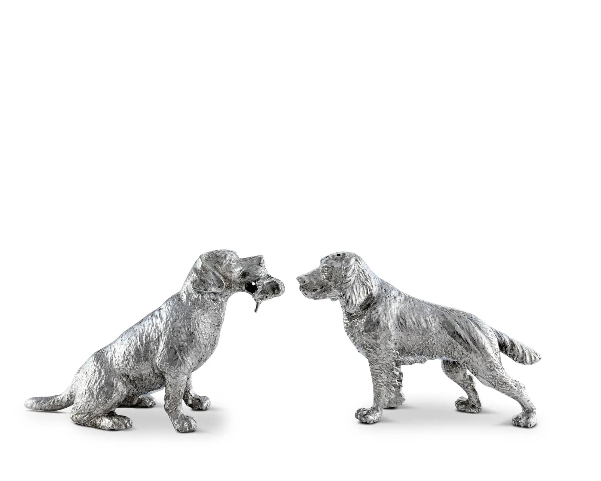 Pewter Hunting Dogs Salt & Pepper Set - The Mayfair Hall