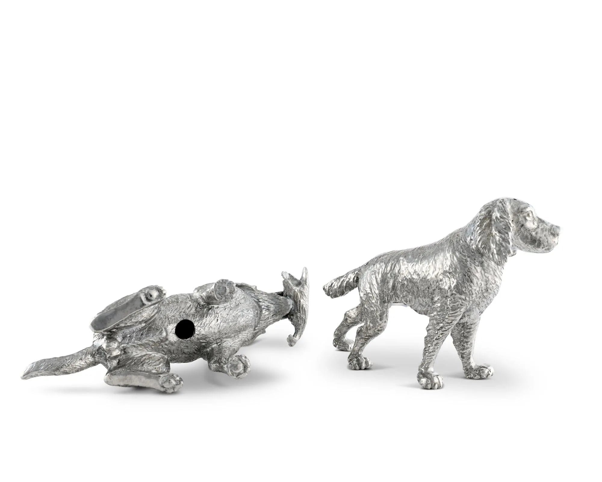 Pewter Hunting Dogs Salt & Pepper Set - The Mayfair Hall