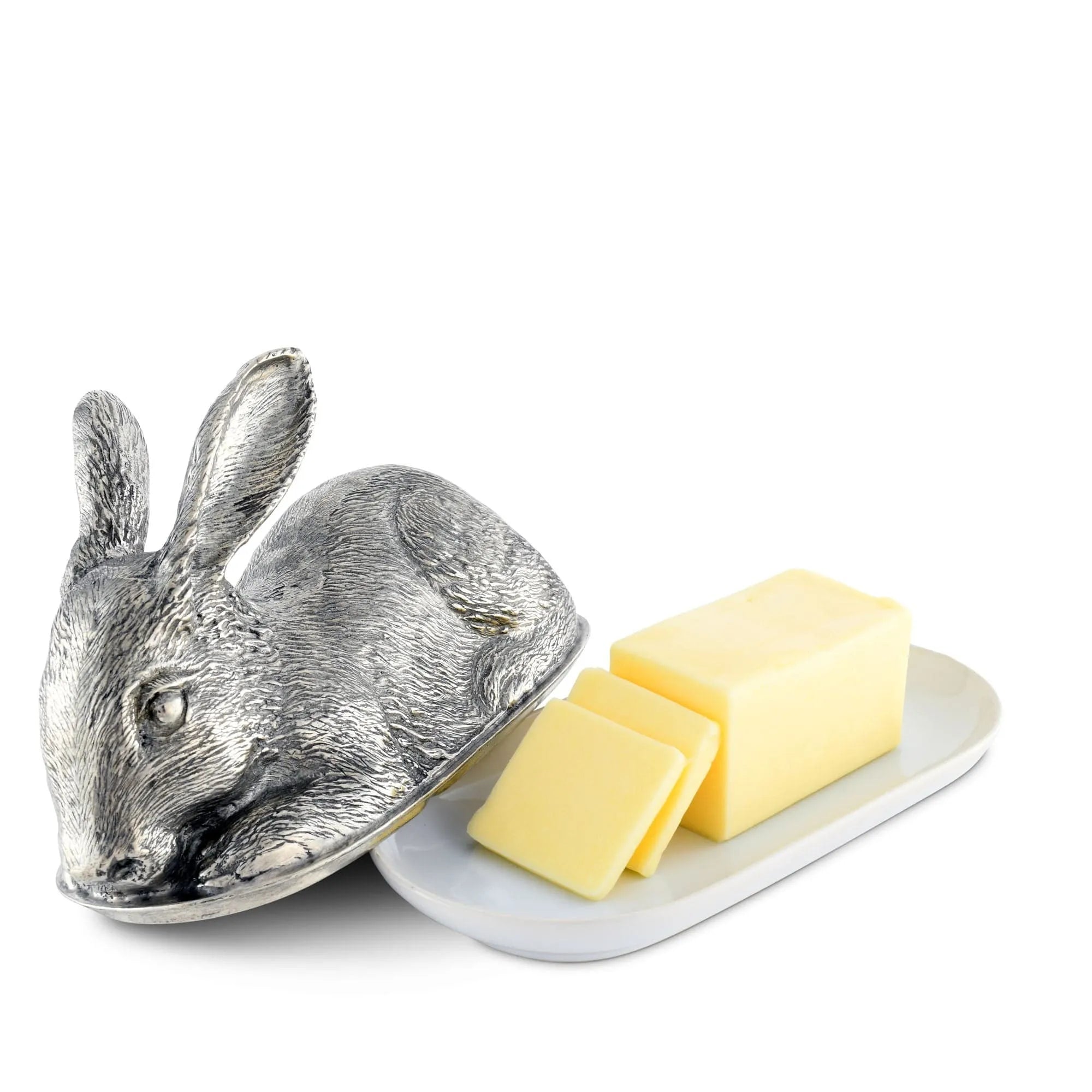 Pewter Rabbit Butter Dish - The Mayfair Hall