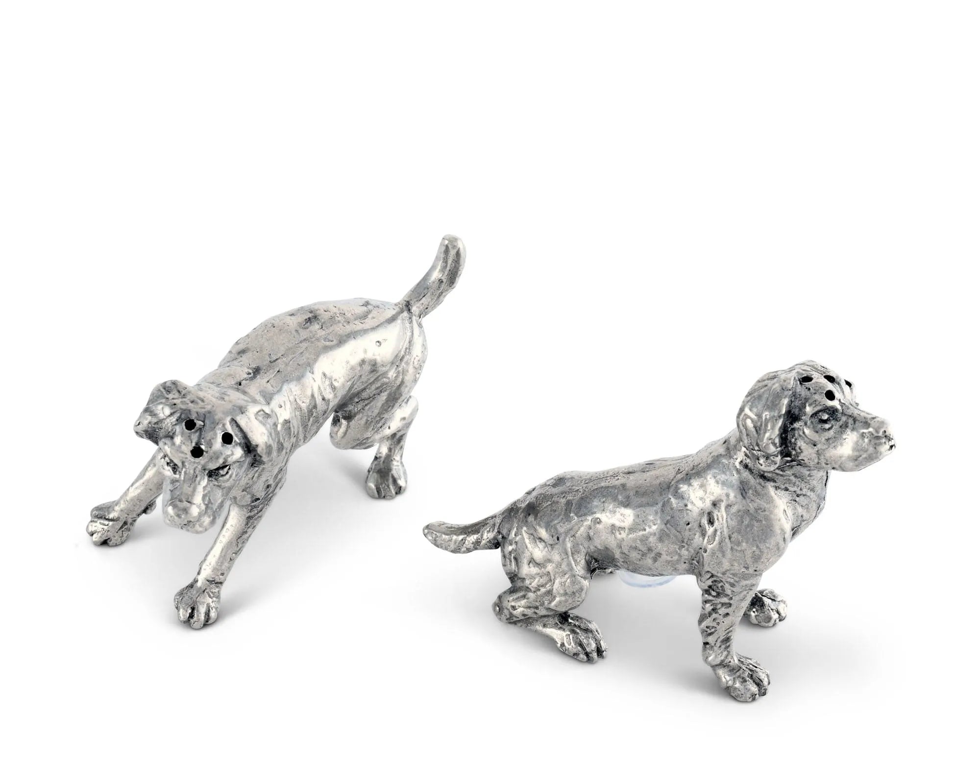 Pewter Spaniel Salt & Pepper Set - The Mayfair Hall