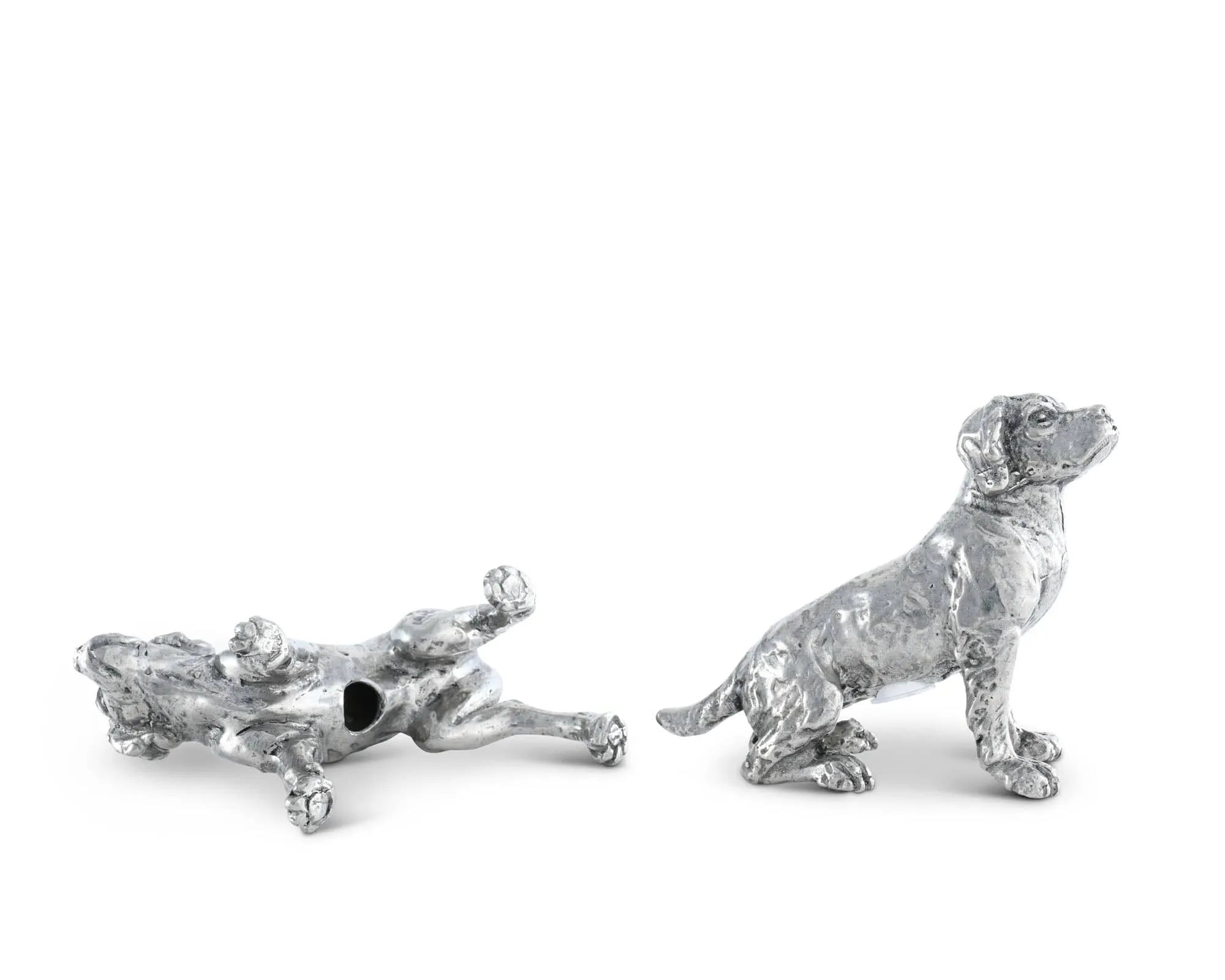 Pewter Spaniel Salt & Pepper Set - The Mayfair Hall