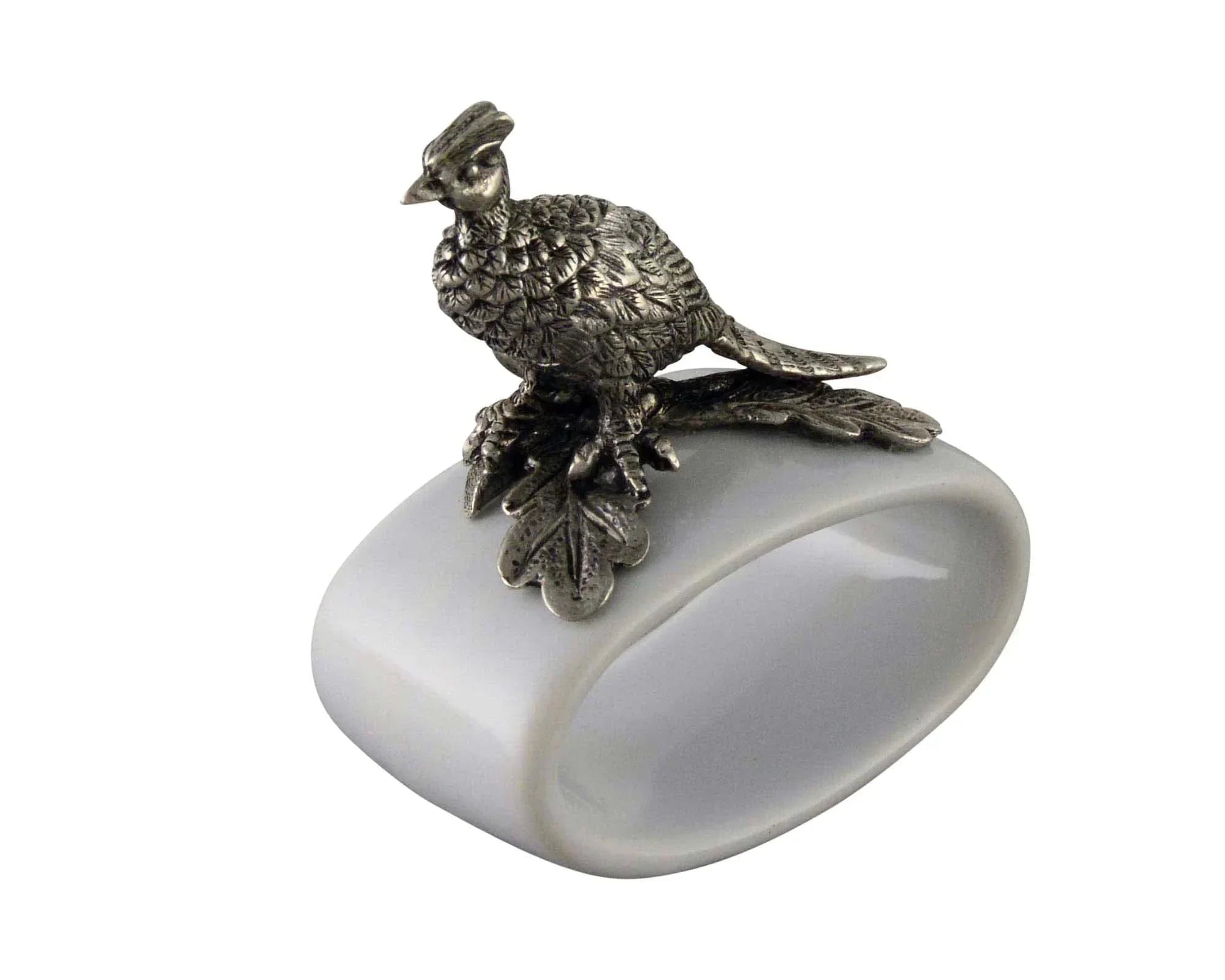 Pheasant Stoneware Napkin Ring - The Mayfair Hall