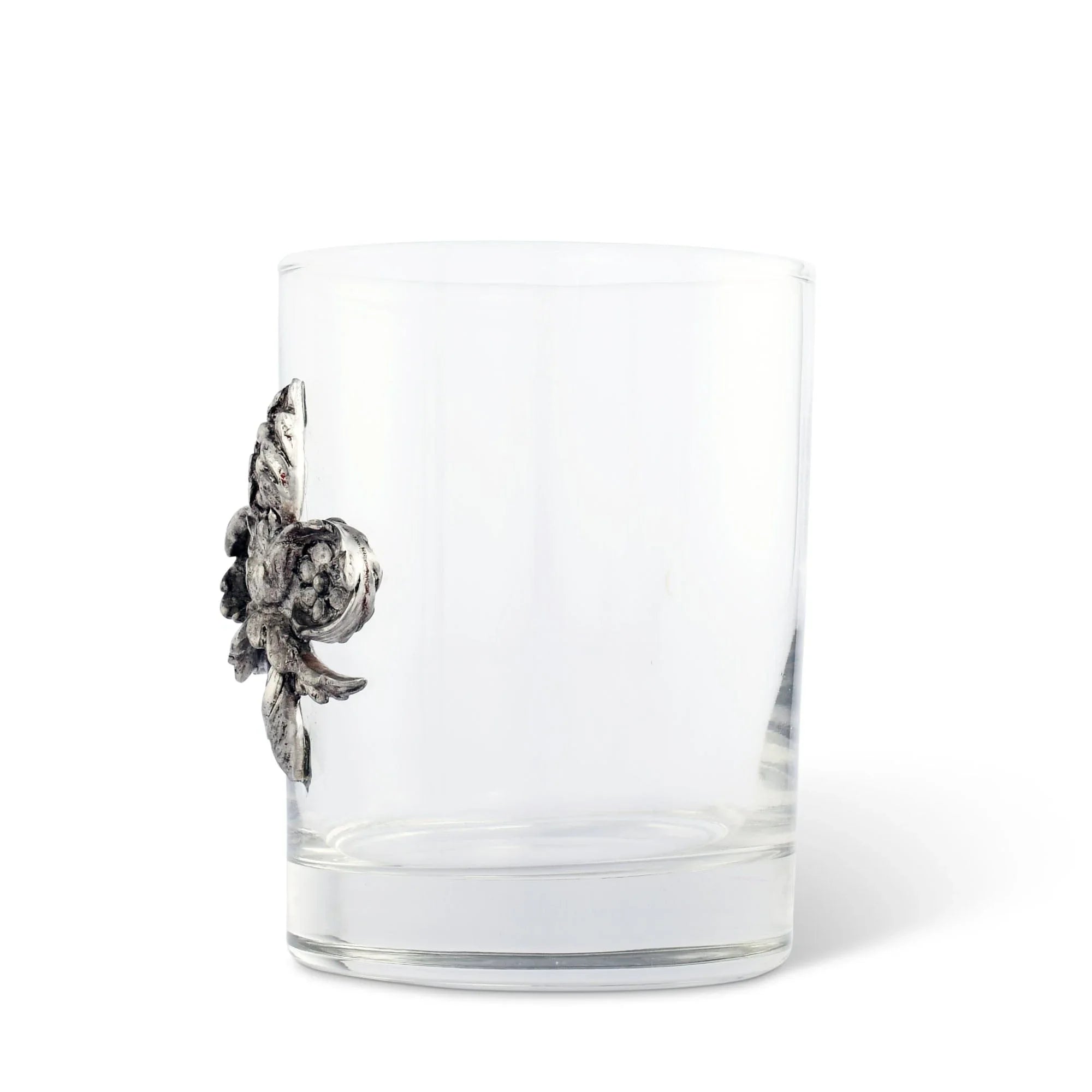 Fleur de Lys Double Old Fashion Bar Glass - The Mayfair Hall
