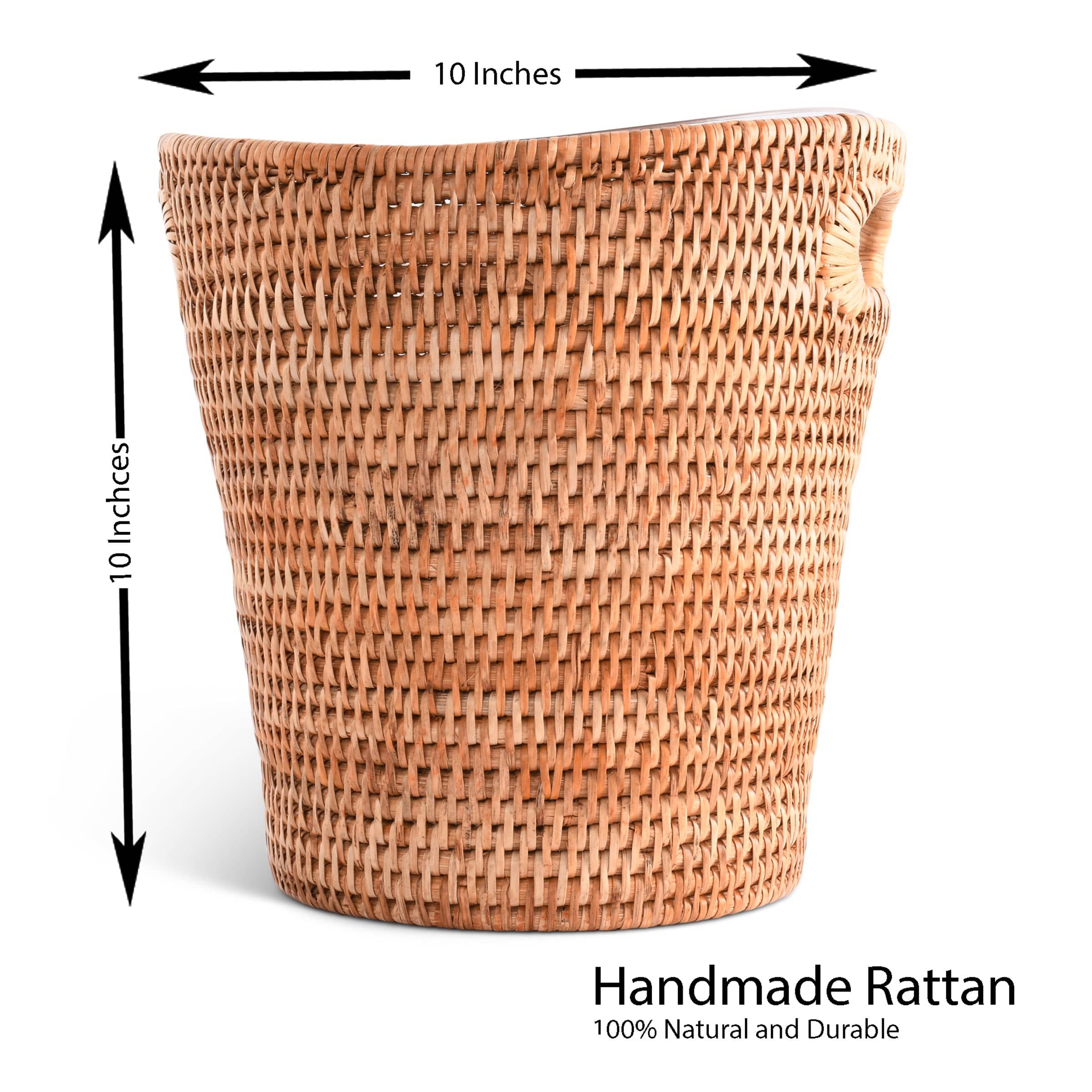 Hand Woven Rattan Wicker Champagne Bucket / Ice Bucket