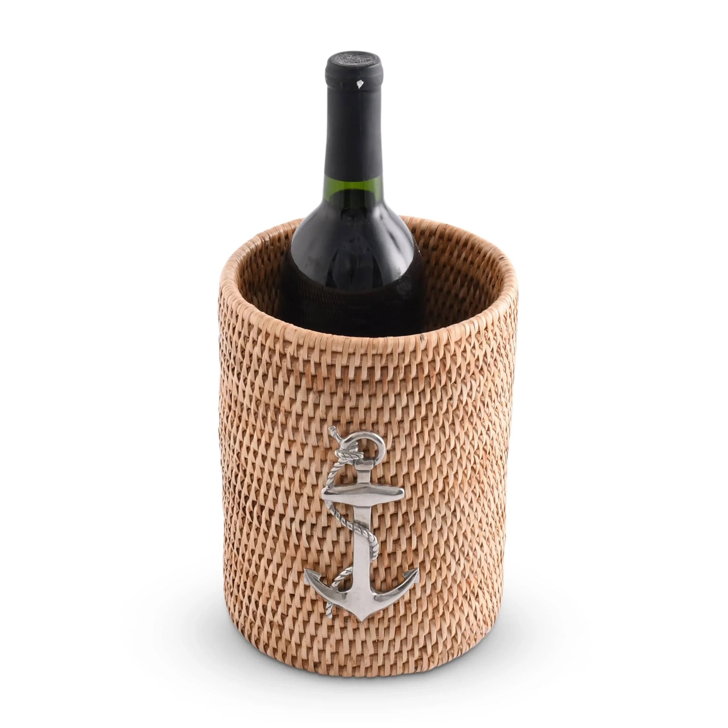 Anchor Hand Woven Wicker Rattan Utensils Holder - The Mayfair Hall