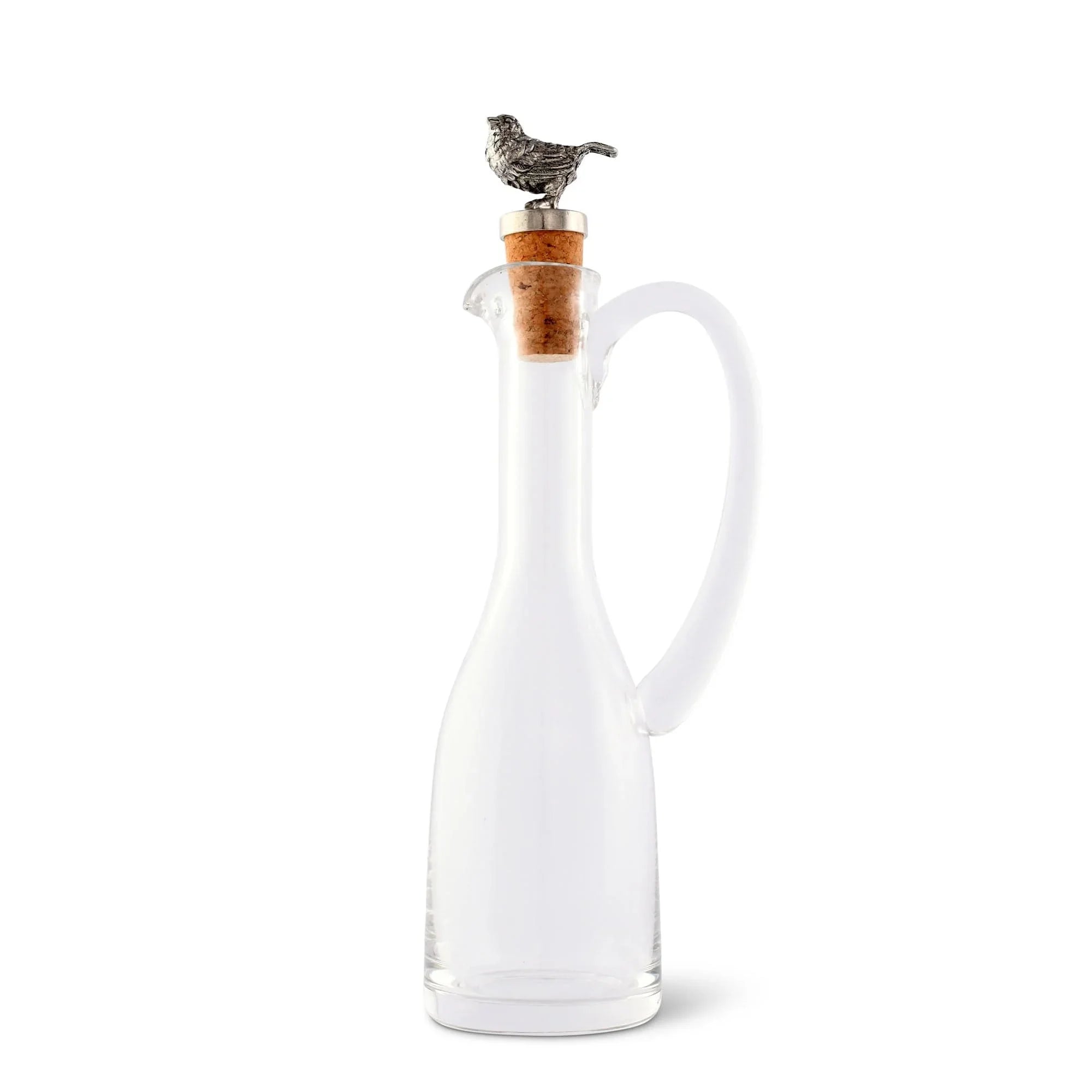 Cruet Bottle with Song Bird Cork Stopper - The Mayfair Hall