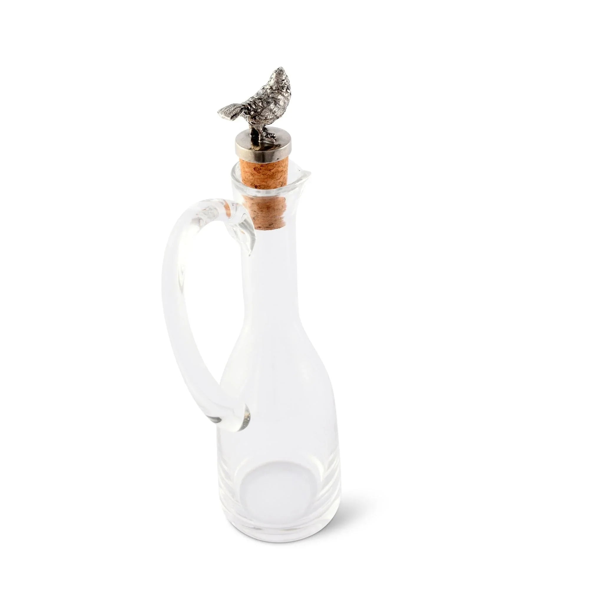 Cruet Bottle with Song Bird Cork Stopper - The Mayfair Hall