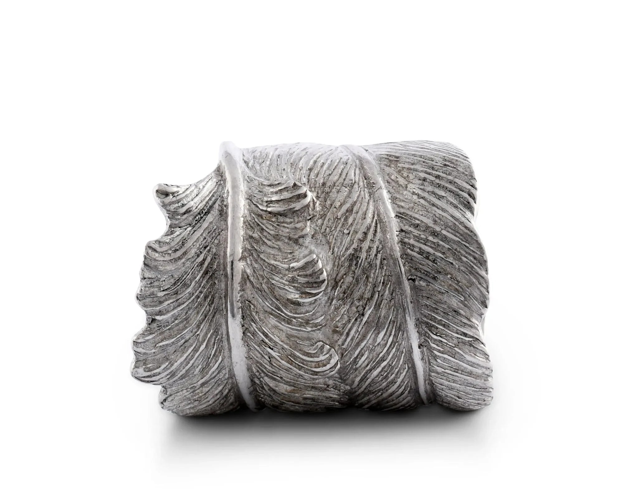 Pewter Feather Napkin Ring - The Mayfair Hall