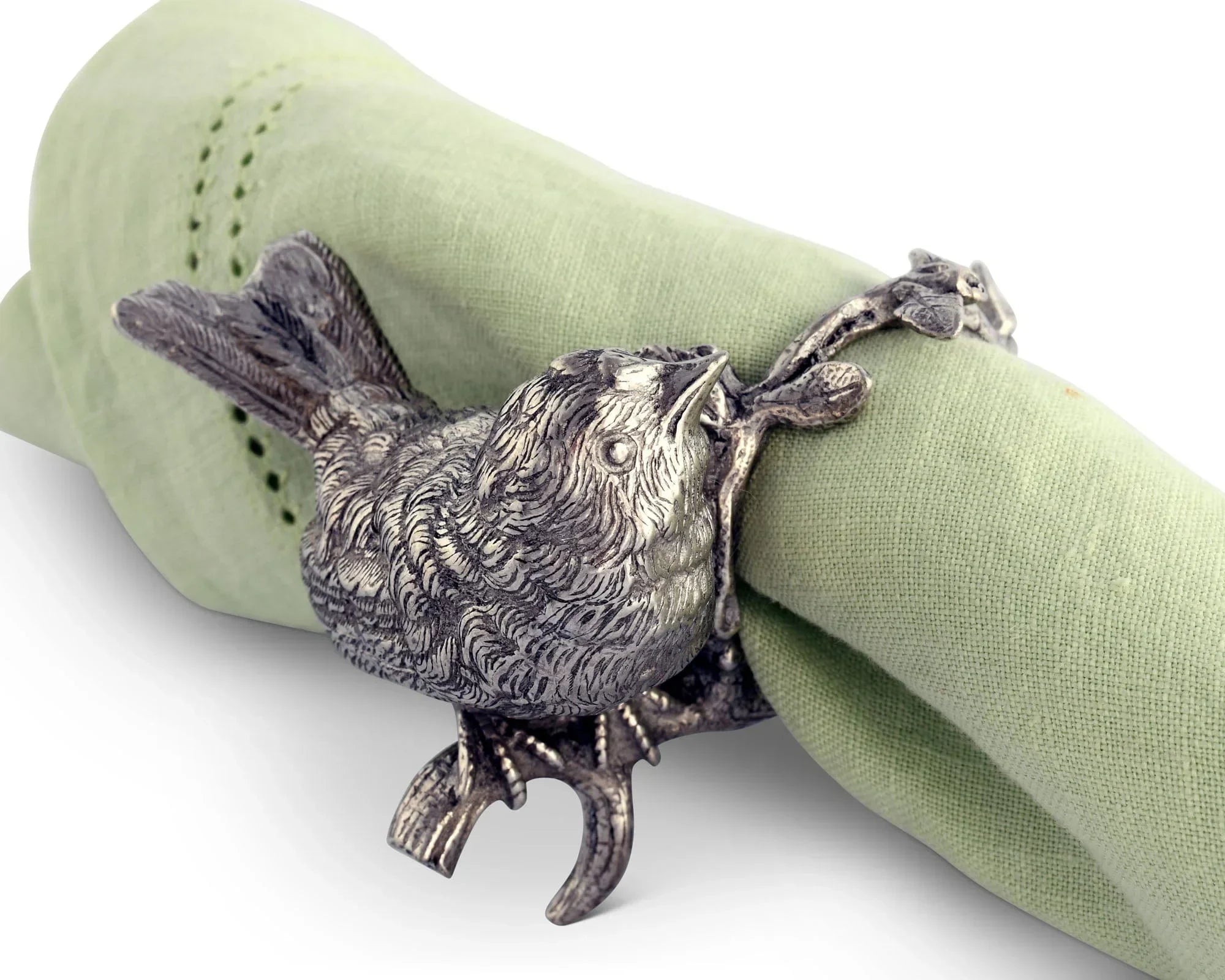 Pewter Song Bird Napkin Ring - The Mayfair Hall