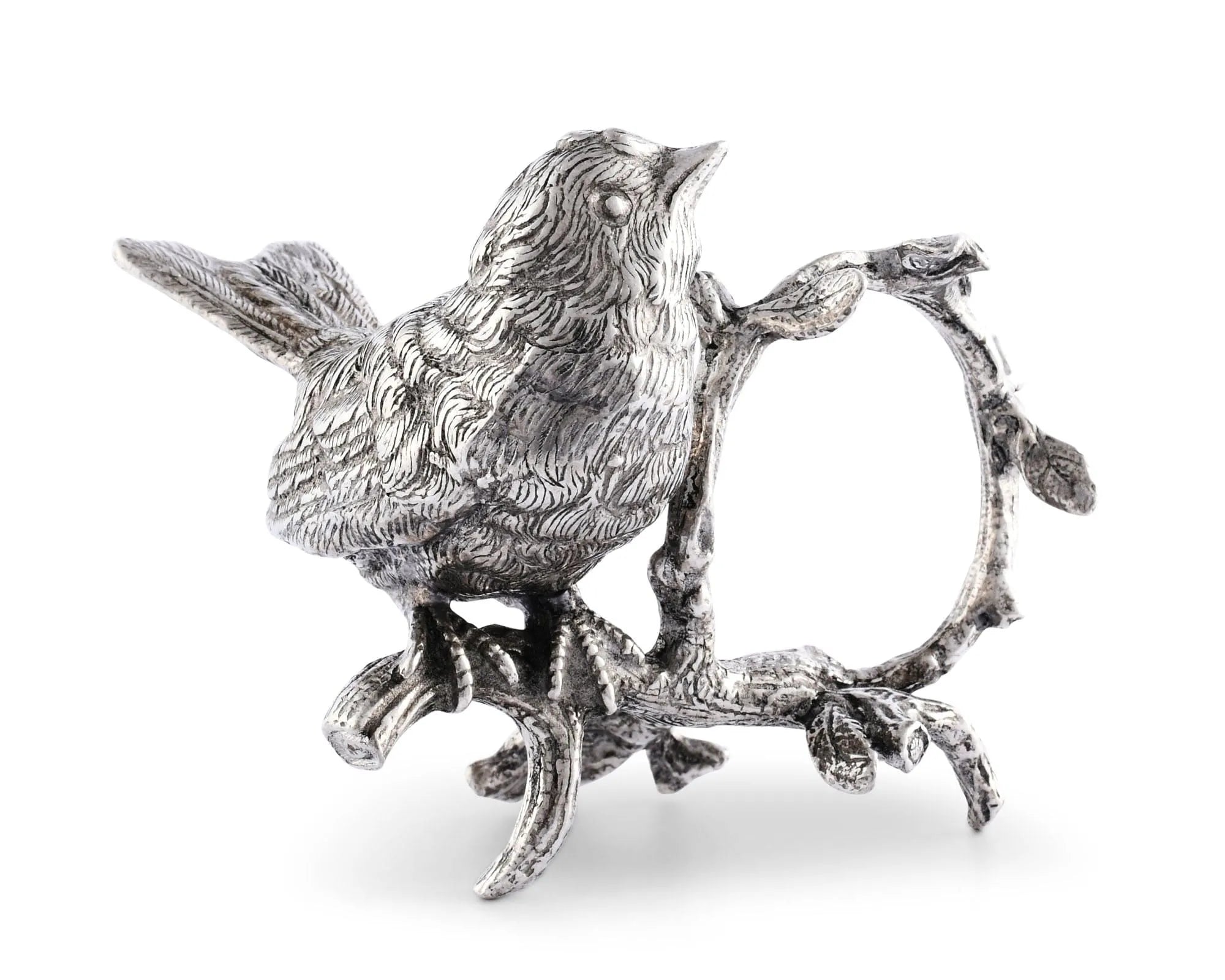 Pewter Song Bird Napkin Ring - The Mayfair Hall