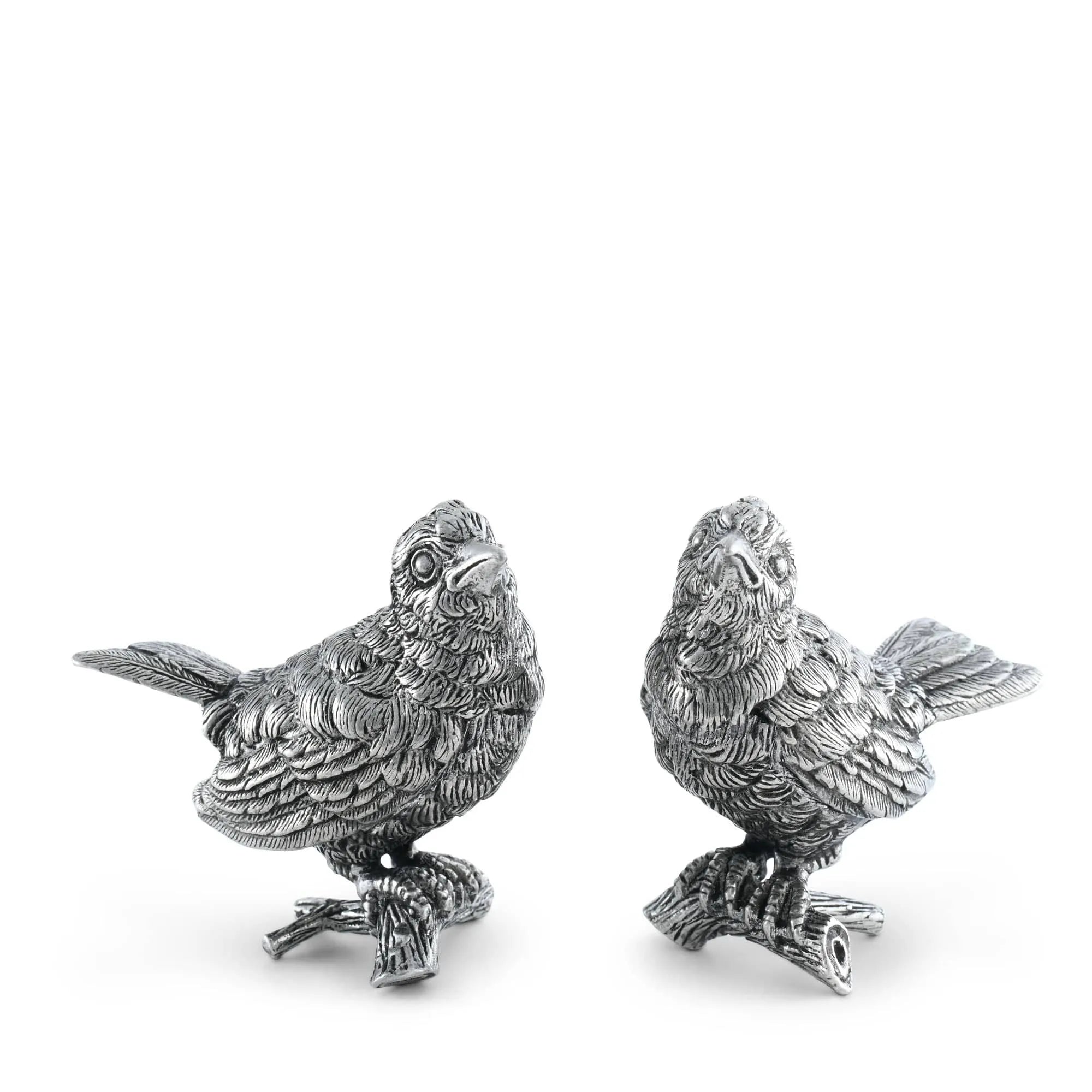 Pewter Song Birds Salt & Pepper Set - The Mayfair Hall