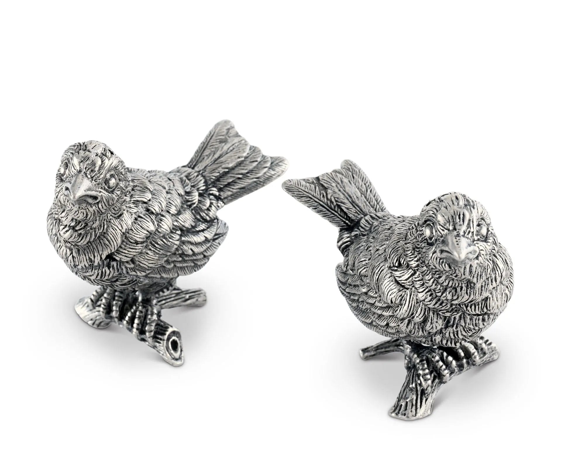 Pewter Song Birds Salt & Pepper Set - The Mayfair Hall