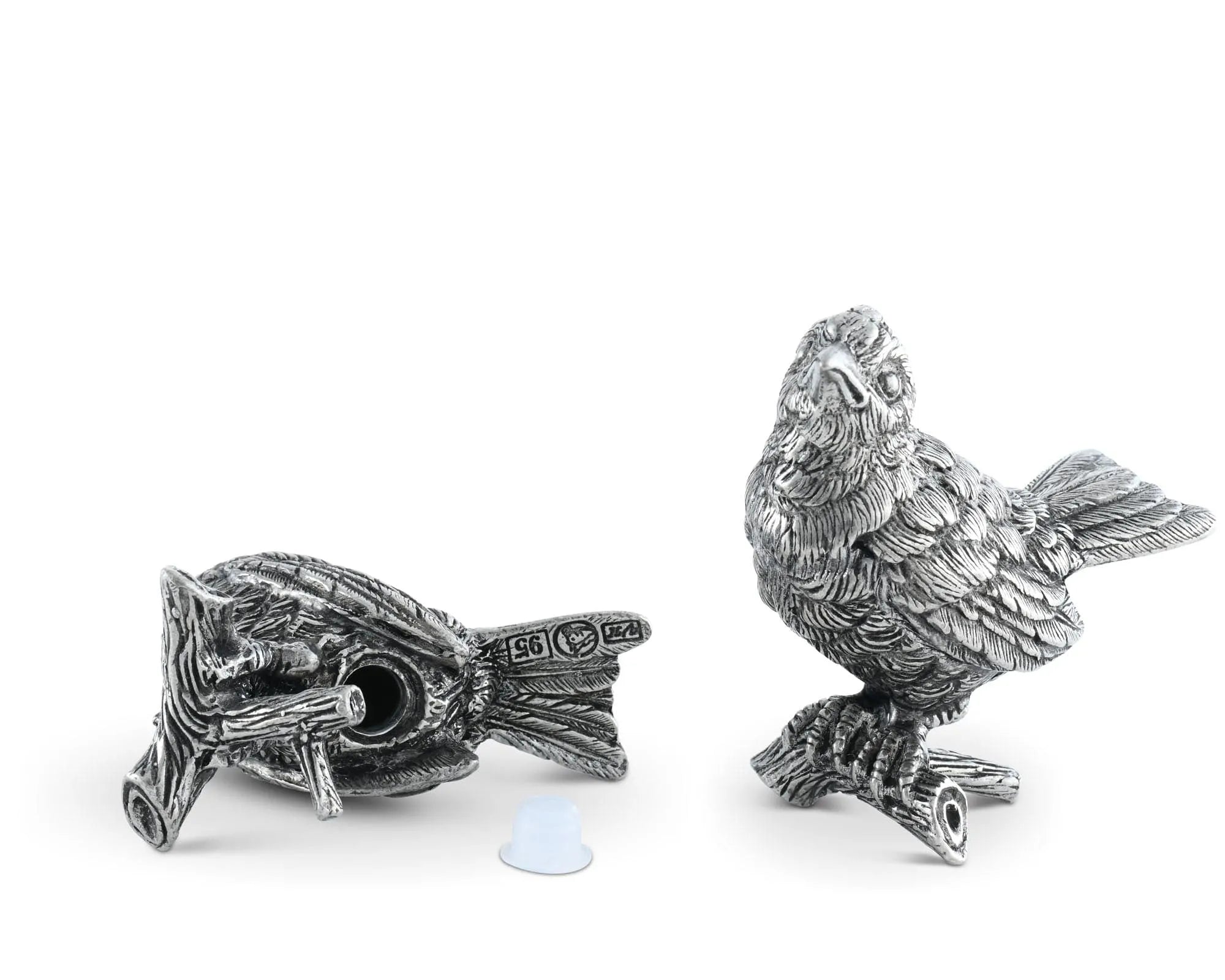 Pewter Song Birds Salt & Pepper Set - The Mayfair Hall