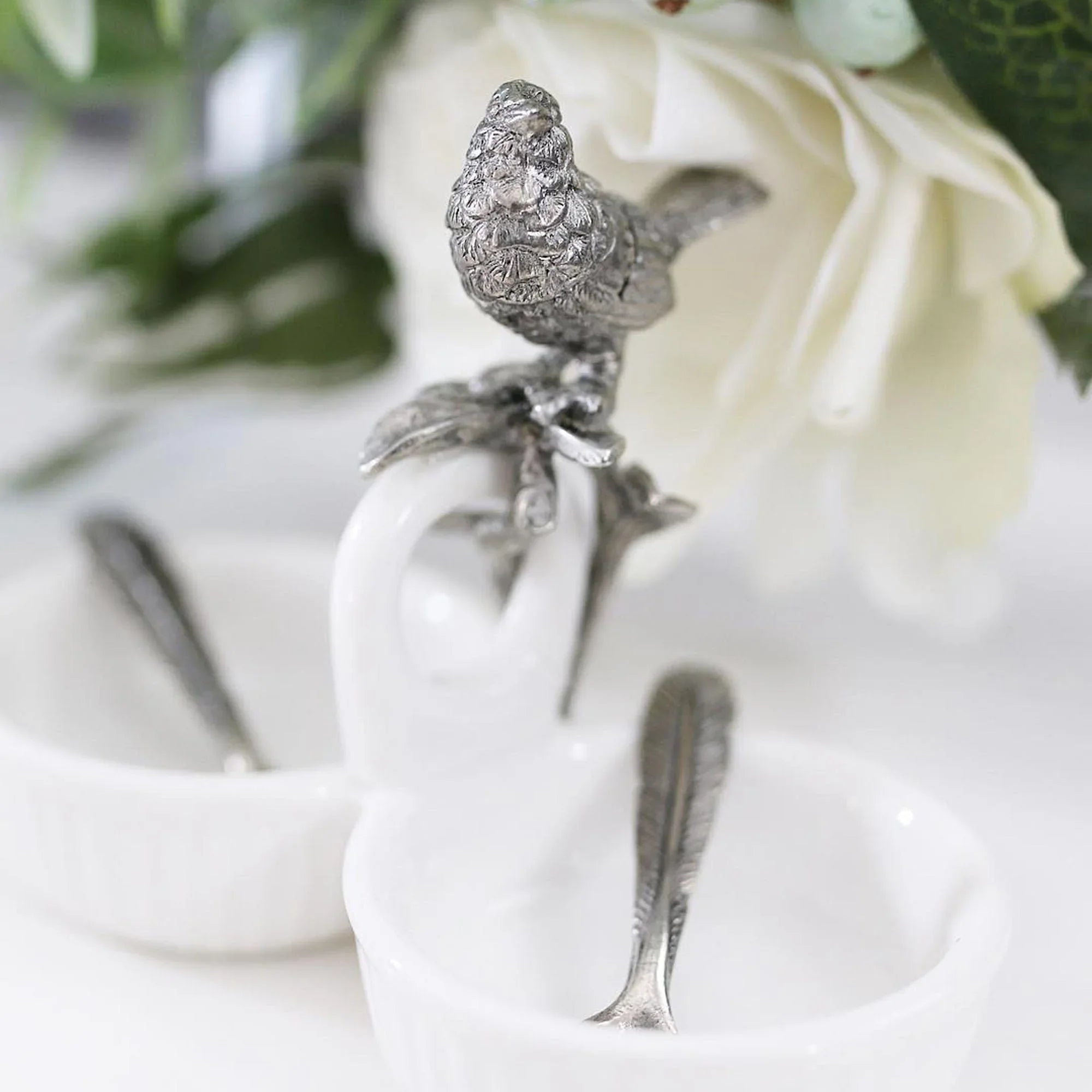Song Bird Dbl Salt Cellar - The Mayfair Hall