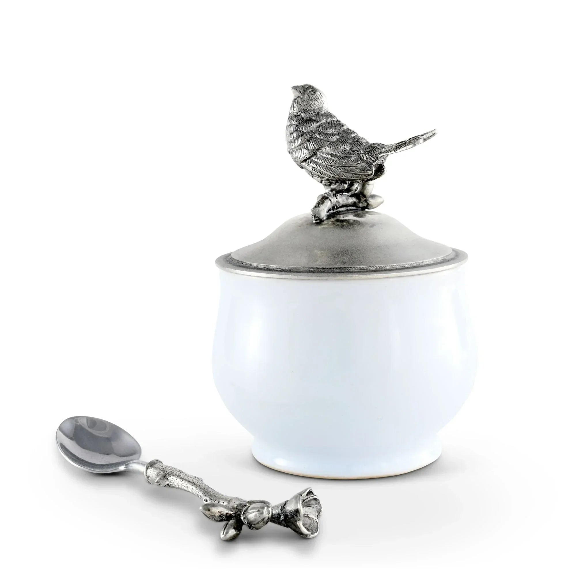 Song Bird Sugar Bowl and Spoon - The Mayfair Hall
