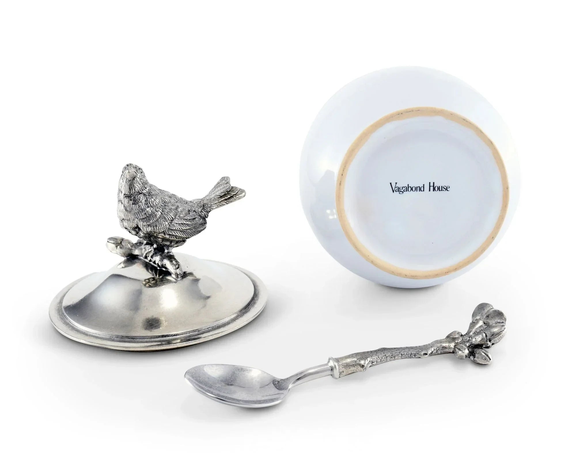 Song Bird Sugar Bowl and Spoon - The Mayfair Hall