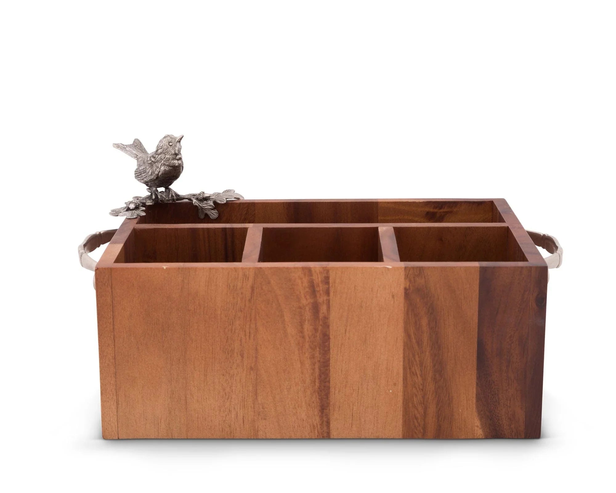 Song Bird Wood Flatware Caddy - The Mayfair Hall