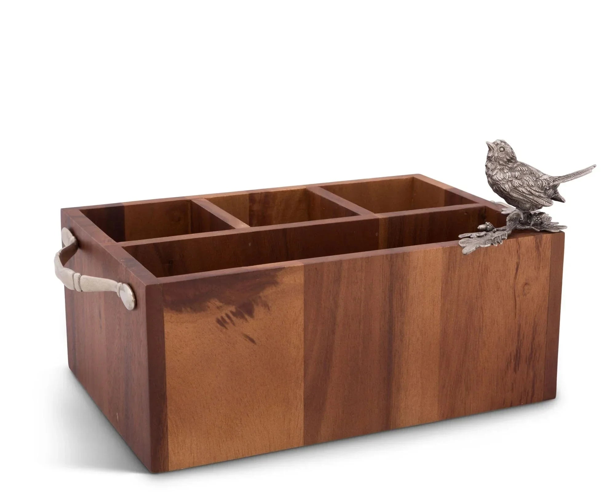 Song Bird Wood Flatware Caddy - The Mayfair Hall