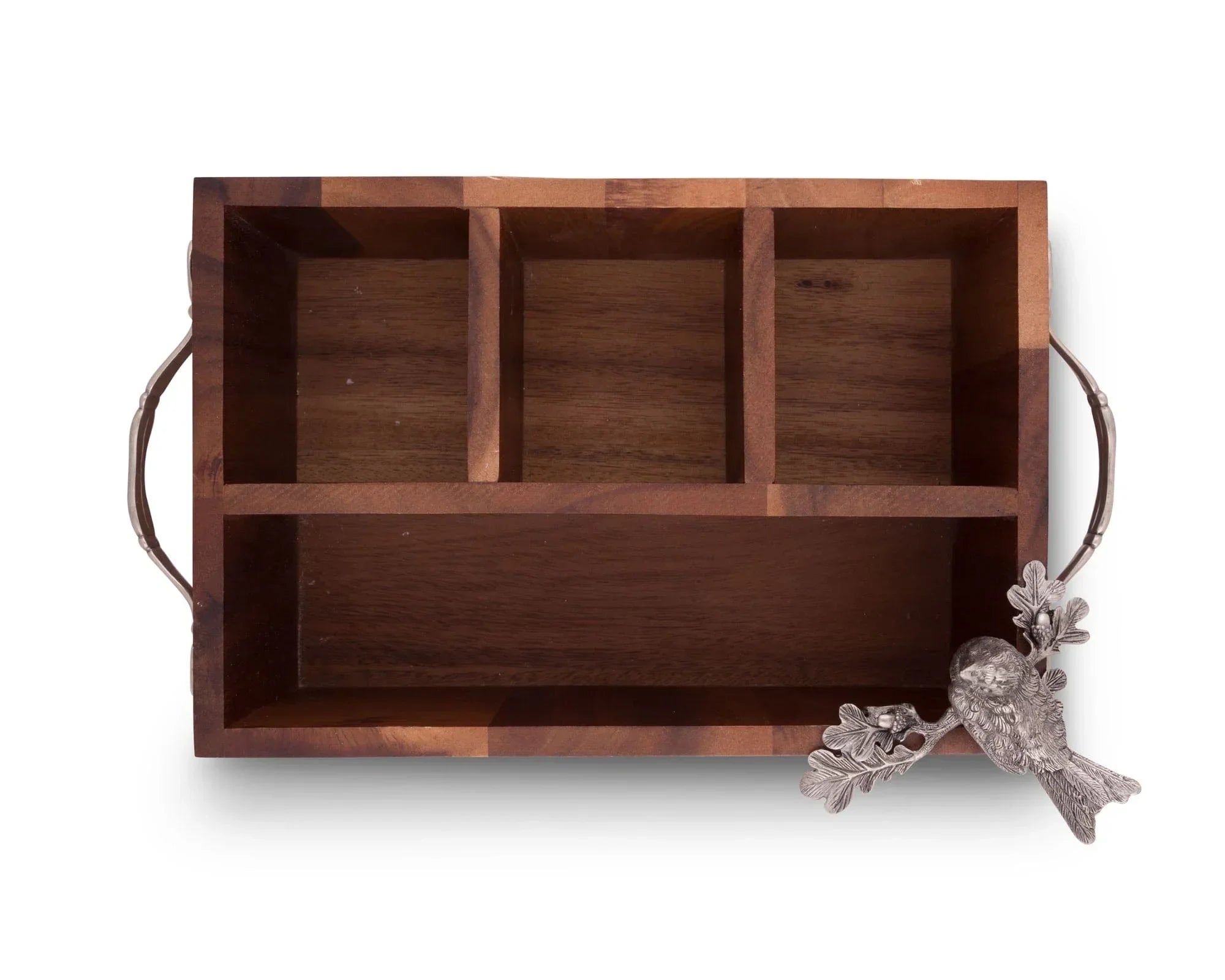 Song Bird Wood Flatware Caddy - The Mayfair Hall