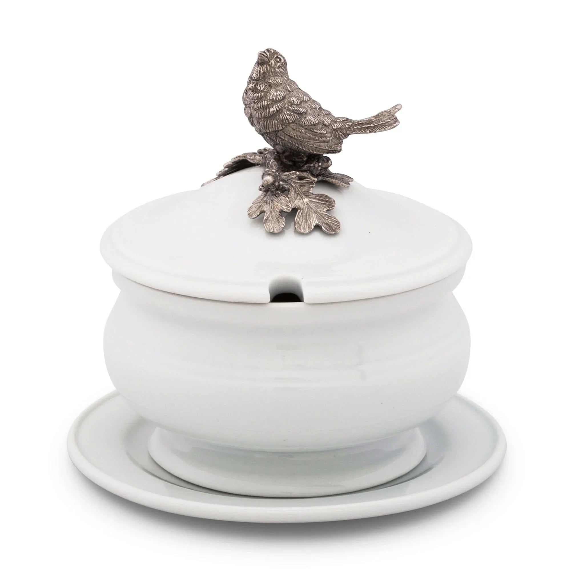 Songbird Porcelain Lidded Bowl - The Mayfair Hall