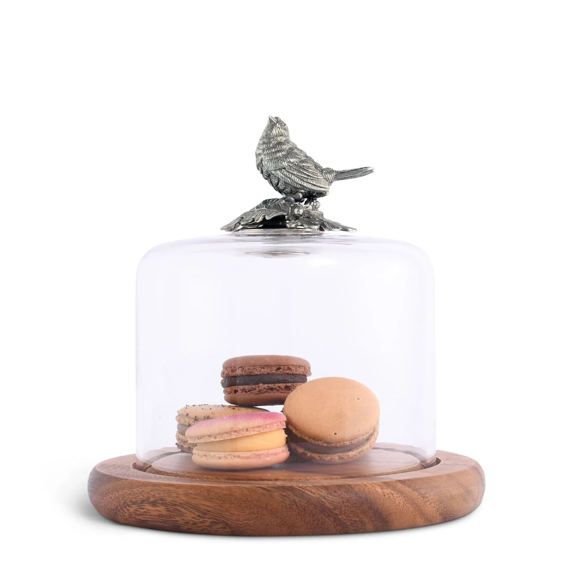 Song Bird Glass Covered Cheese Wood Board - The Mayfair Hall