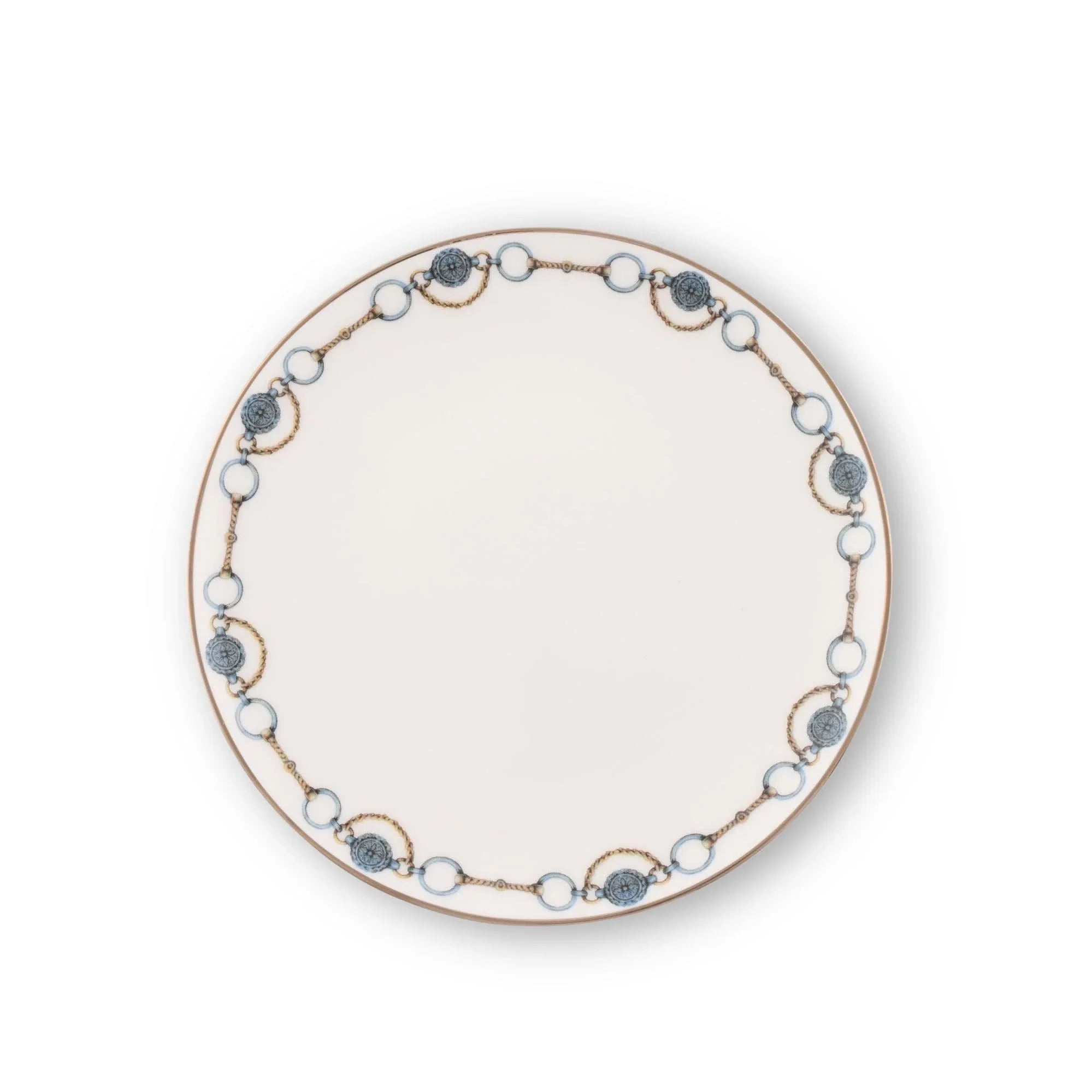Amarillo Concho Pattern Bone China Round Bread Plate - The Mayfair Hall