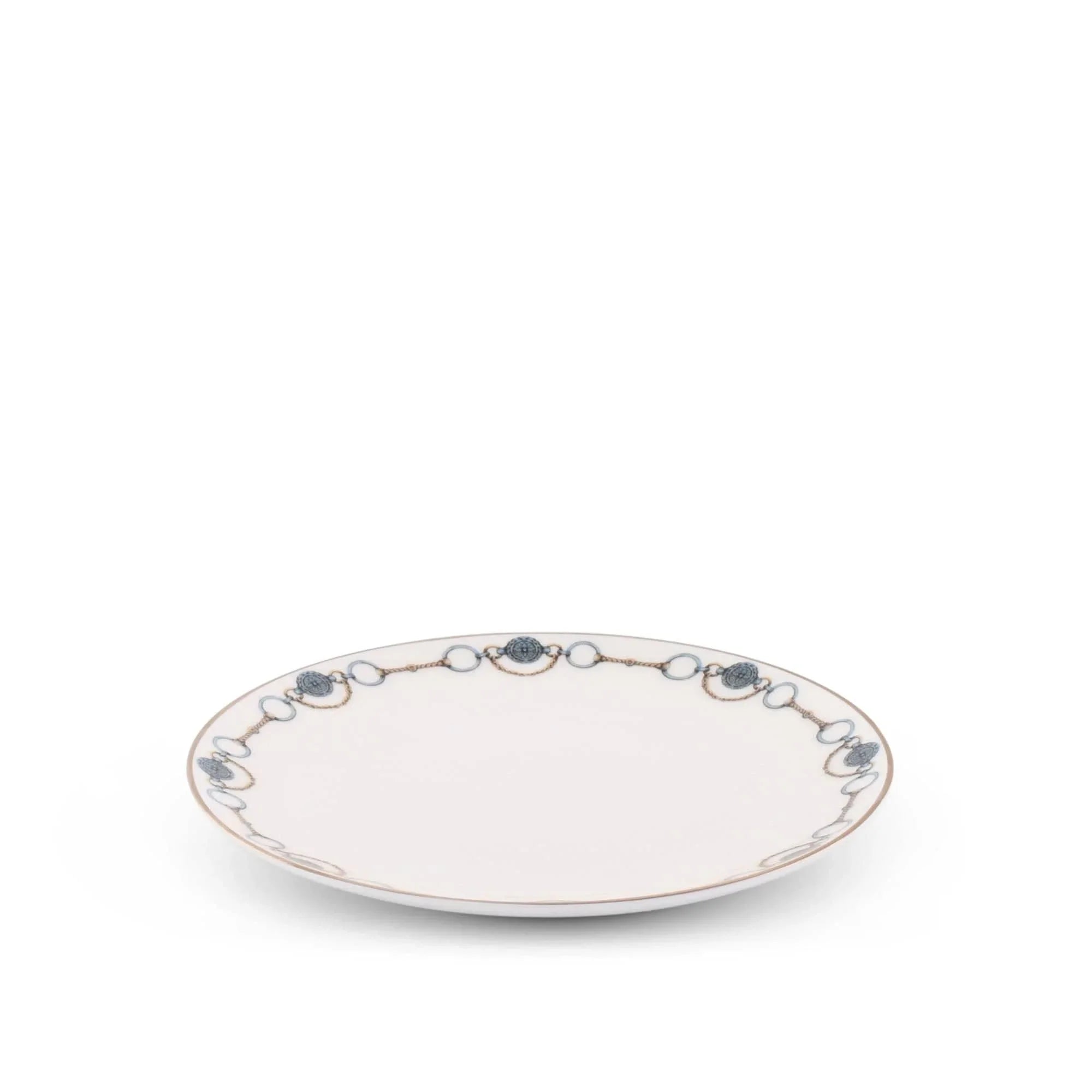 Amarillo Concho Pattern Bone China Round Bread Plate - The Mayfair Hall