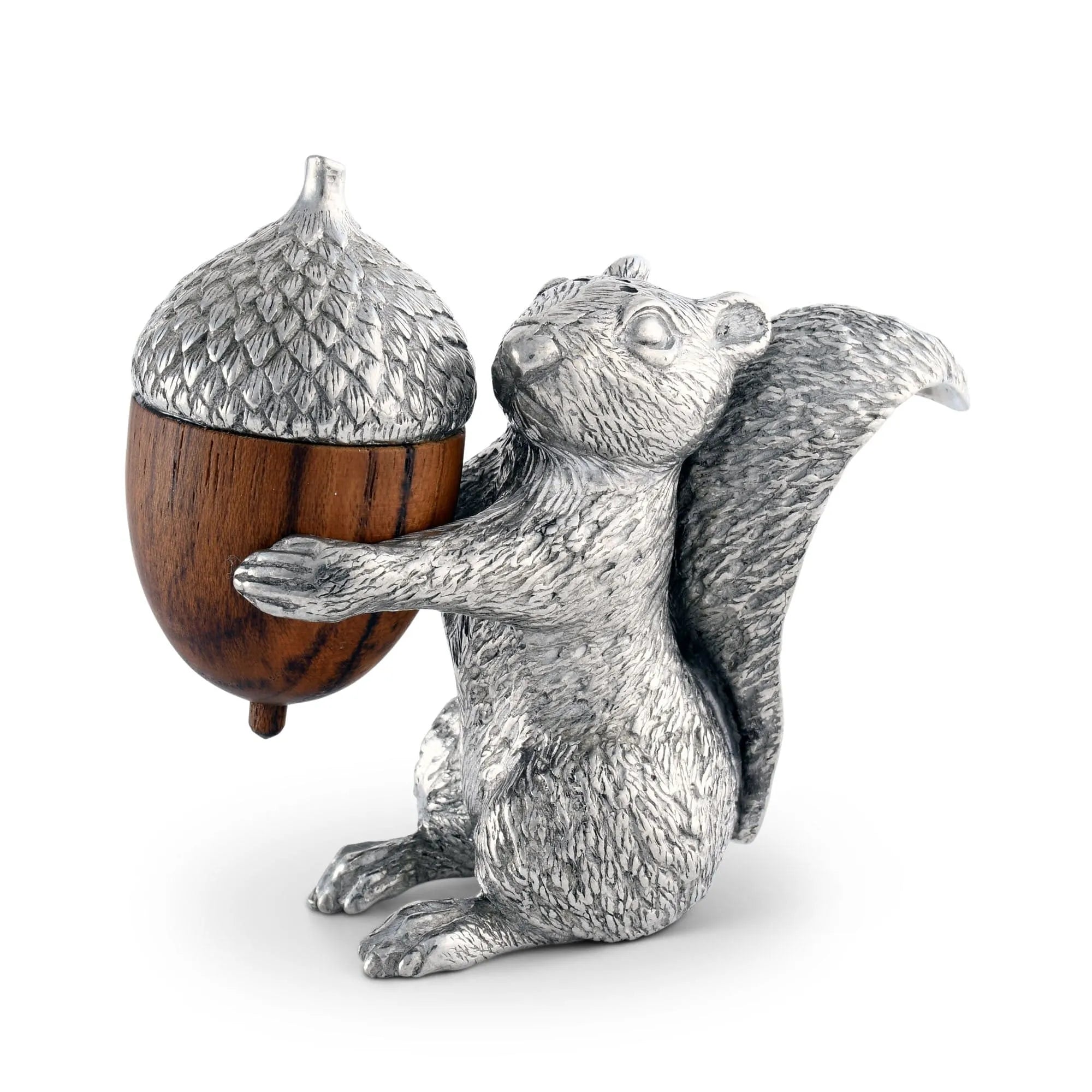 Squirrel with Wood Acorn Salt & Pepper Set - The Mayfair Hall