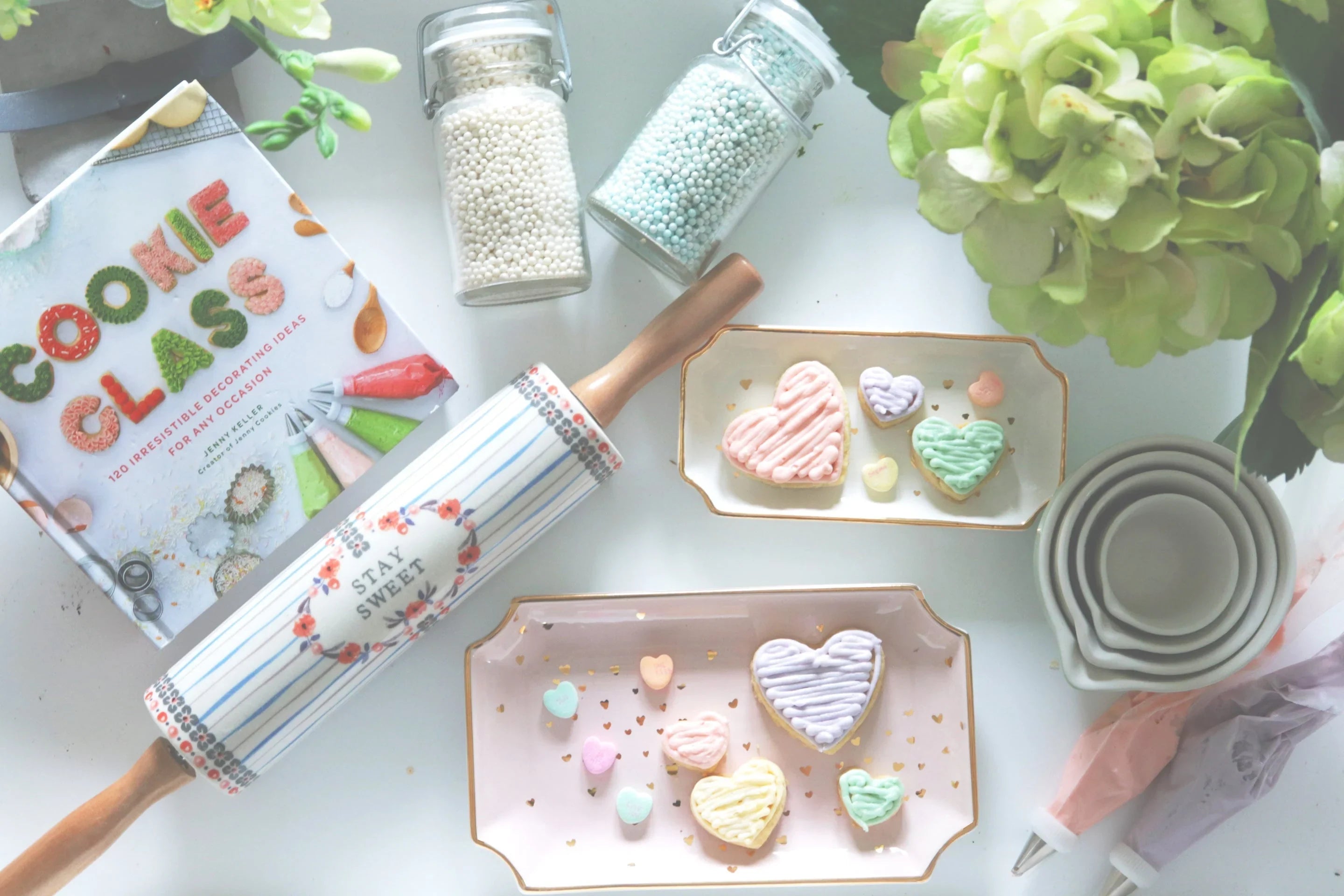 "Confetti Hearts" Tray