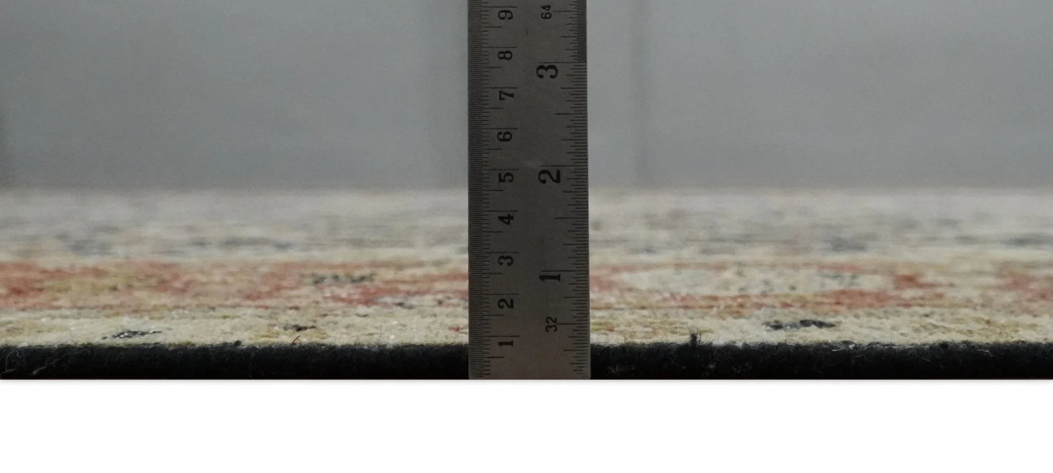 Vintage 6x9, 8x10 and 9x12 Hand Knotted Traditional Black, Rust and Beige Antique Textured Low Pile Distressed Wool Rug | TRD53163 - The Rug Decor