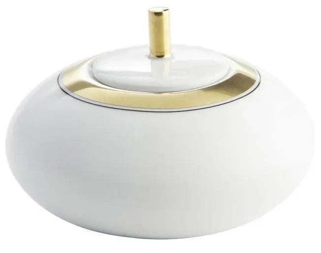 Domo Gold Porcelain Sugar Bowl - The Mayfair Hall