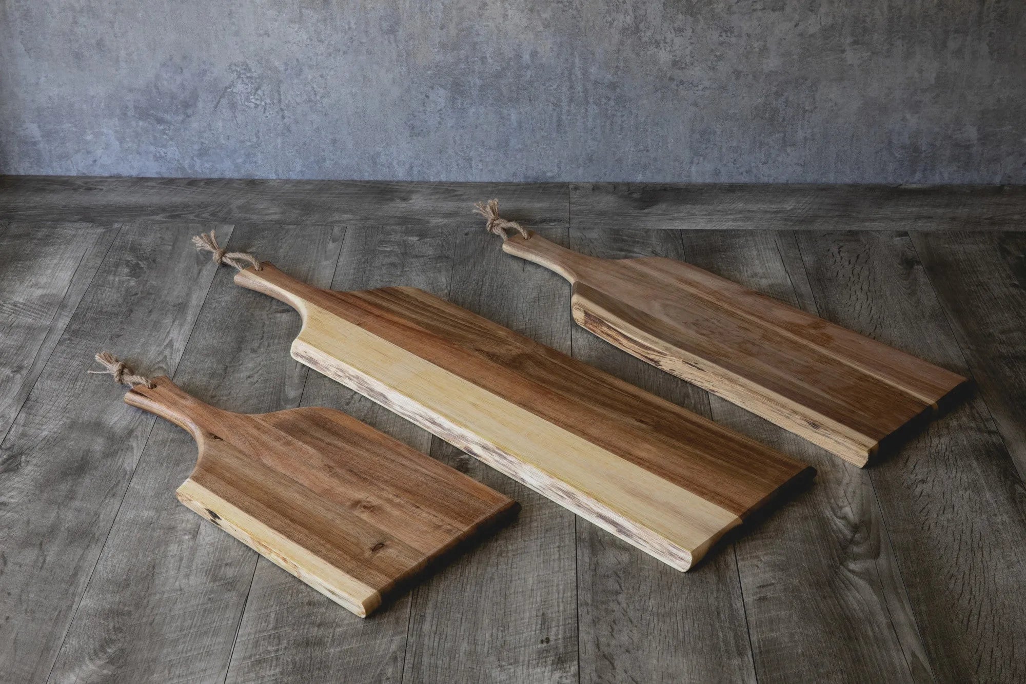 Set of 3 Artisan Serving Planks (18", 24", 30") - The Mayfair Hall