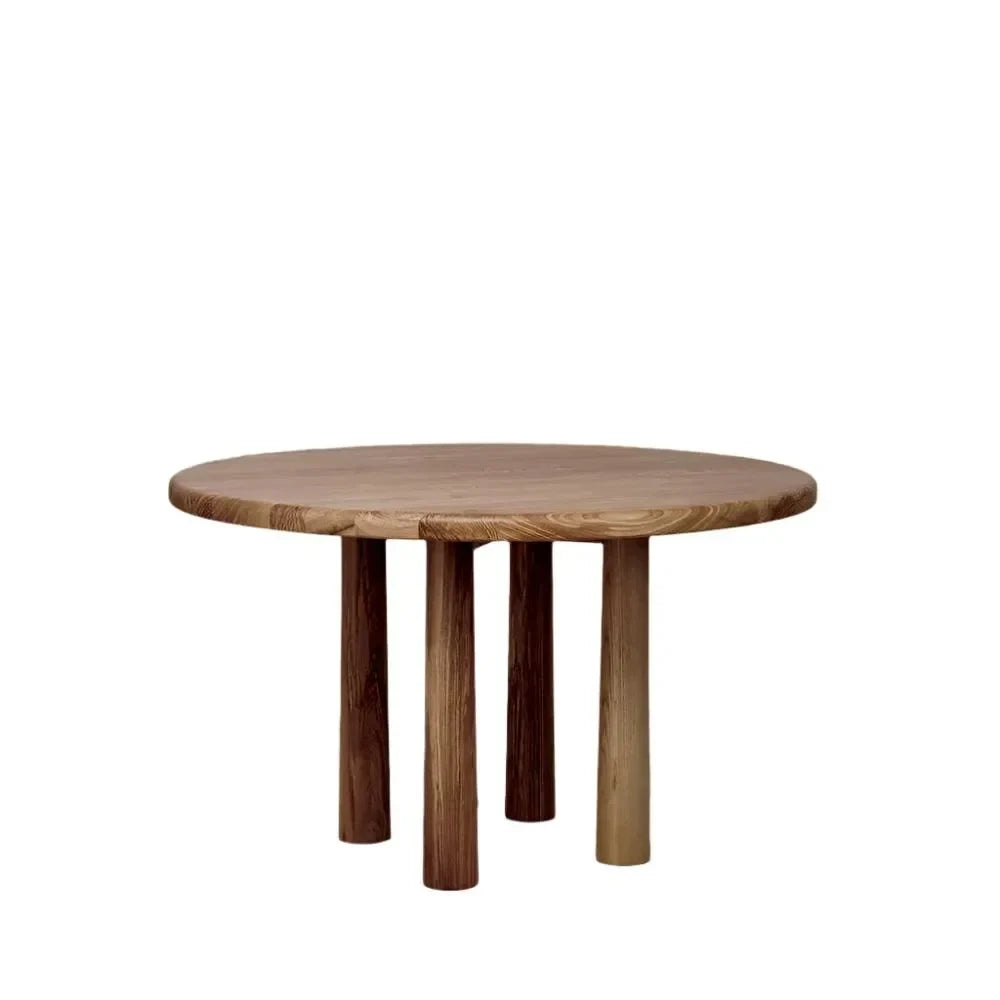 Round Topa Topa Dining Table - Mocha - The Mayfair Hall
