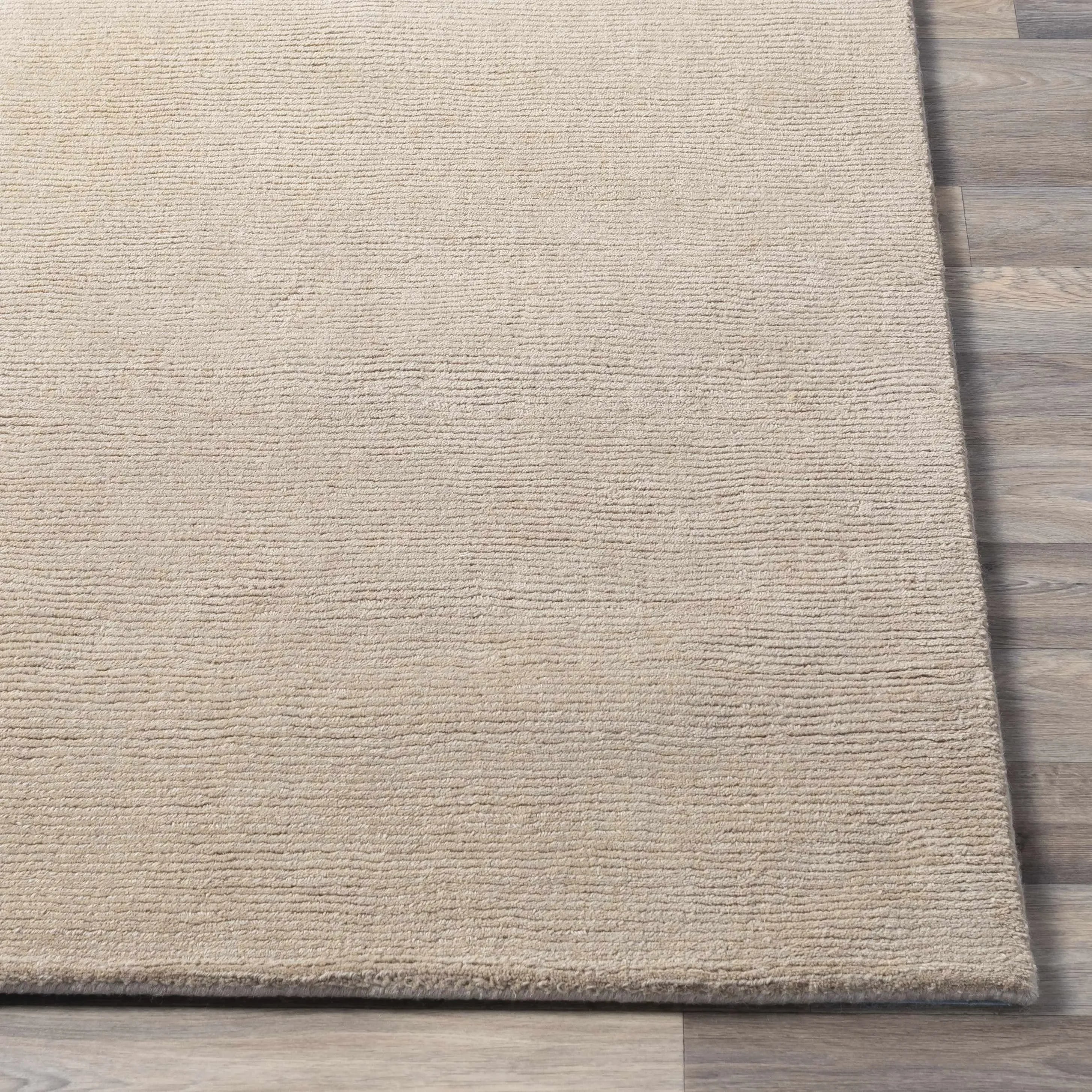 Brockton Wool Rug in Tan