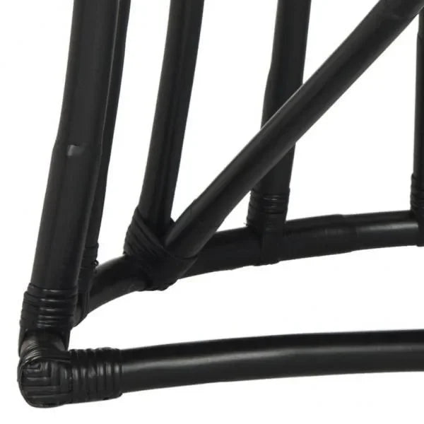 Bates Rattan Accent Chair in Black - The Mayfair Hall