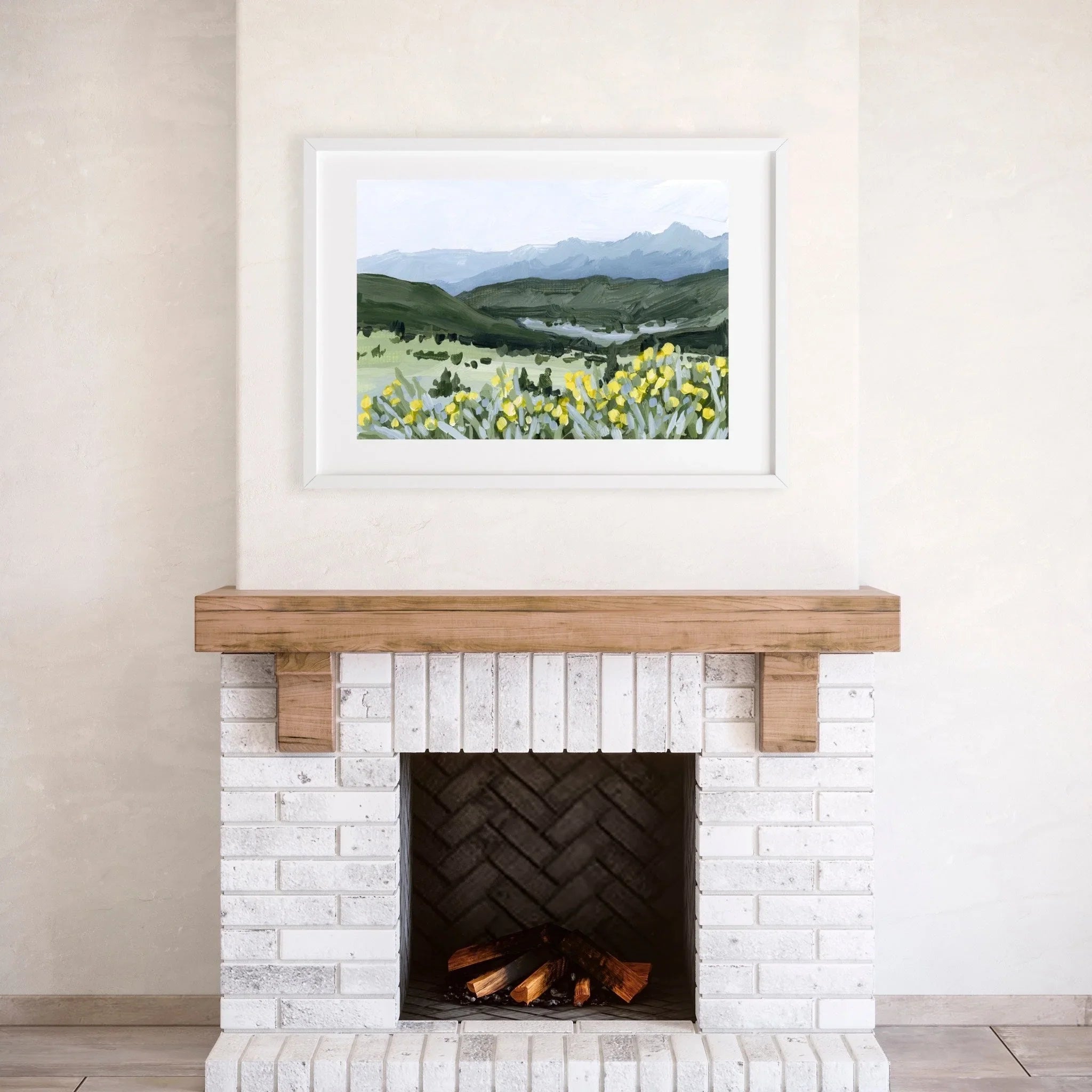 "Wildflower Hike" Art Print - The Mayfair Hall